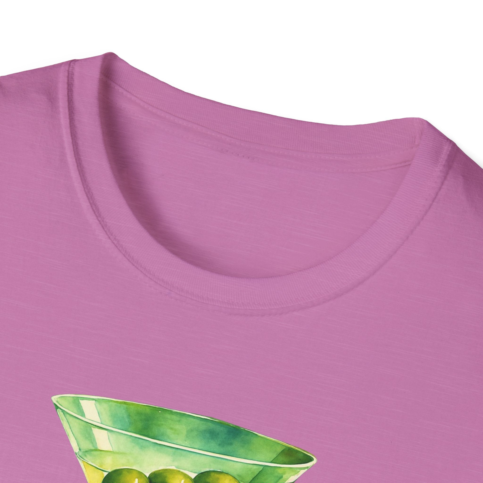 Martini Graphic T-Shirt | Unisex Softstyle Tee | Perfect for Cocktail Lovers, Parties, and Unique Gift Idea, Birthday, Summer Fun gift