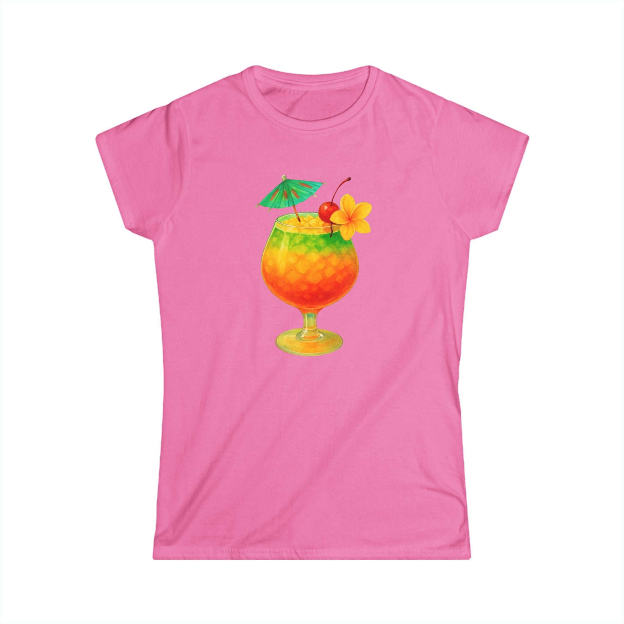Mai Tai  punch tropical Tees, Island Style Shirt, Summer Cocktail Top, Vacation Apparel, Rum Punch Vibes, Women's Graphic Tee