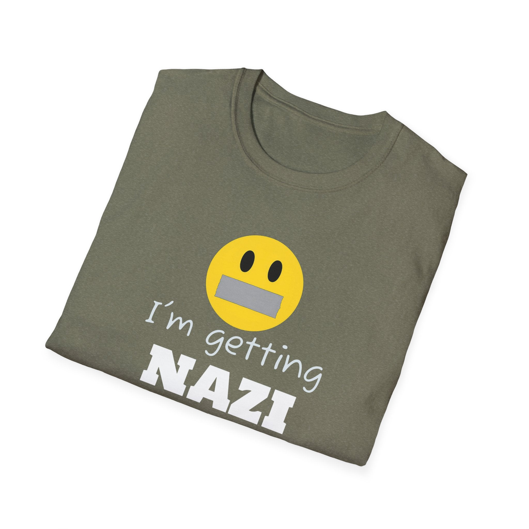 Nazi Germany Vibes, Anti-Trump Resistance T-Shirt, Political Protest Tee, Unisex Softstyle Shirt, Left Wing Activist Clothing, Censorship