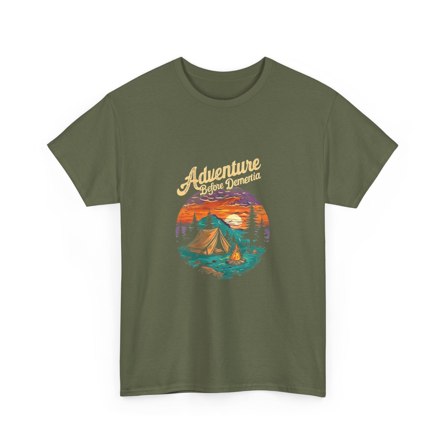 Adventure Before Dementia Unisex Tee, Funny Graphic T-Shirt, Retirement Gift, Elderly Humor Shirt, Memory Loss Joke Top