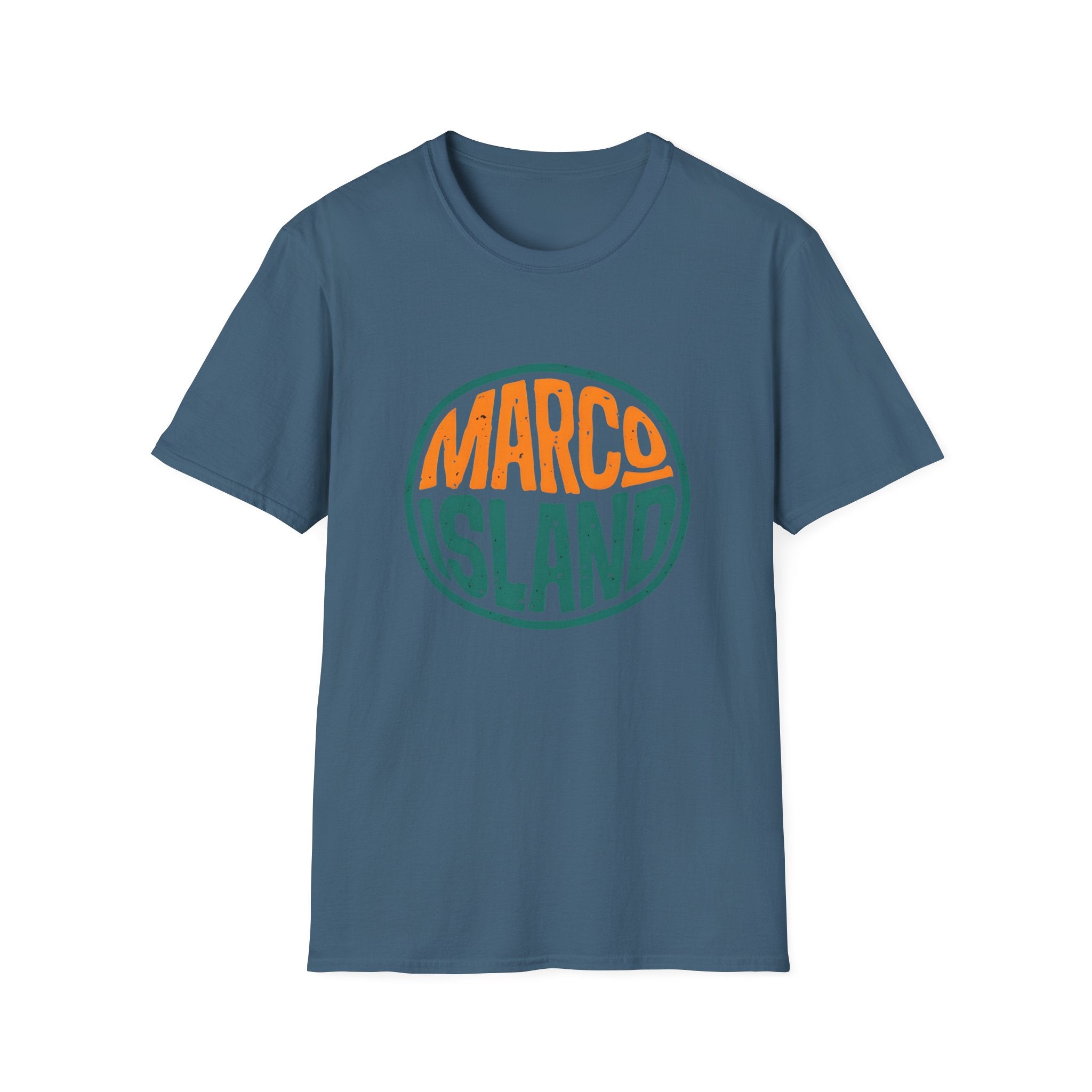 Marco Island Florida Unisex Softstyle T-Shirt - Beach Vacation Tee, Travel Souvenir Top, Coastal Graphic Shirt, Summer Holiday Apparel,
