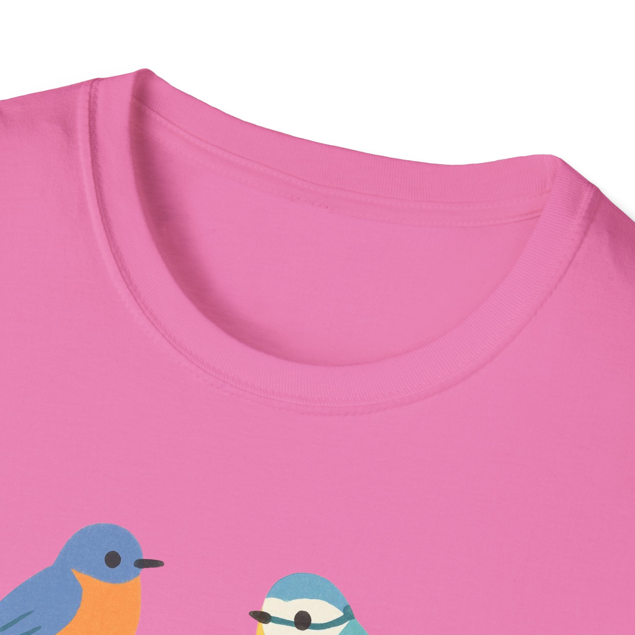 Bird Nerd Unisex Softstyle T-Shirt, Perfect for Bird Lovers, Nature Enthusiasts, Gift for Birdwatchers, Casual Wear,  Apparel bird gift