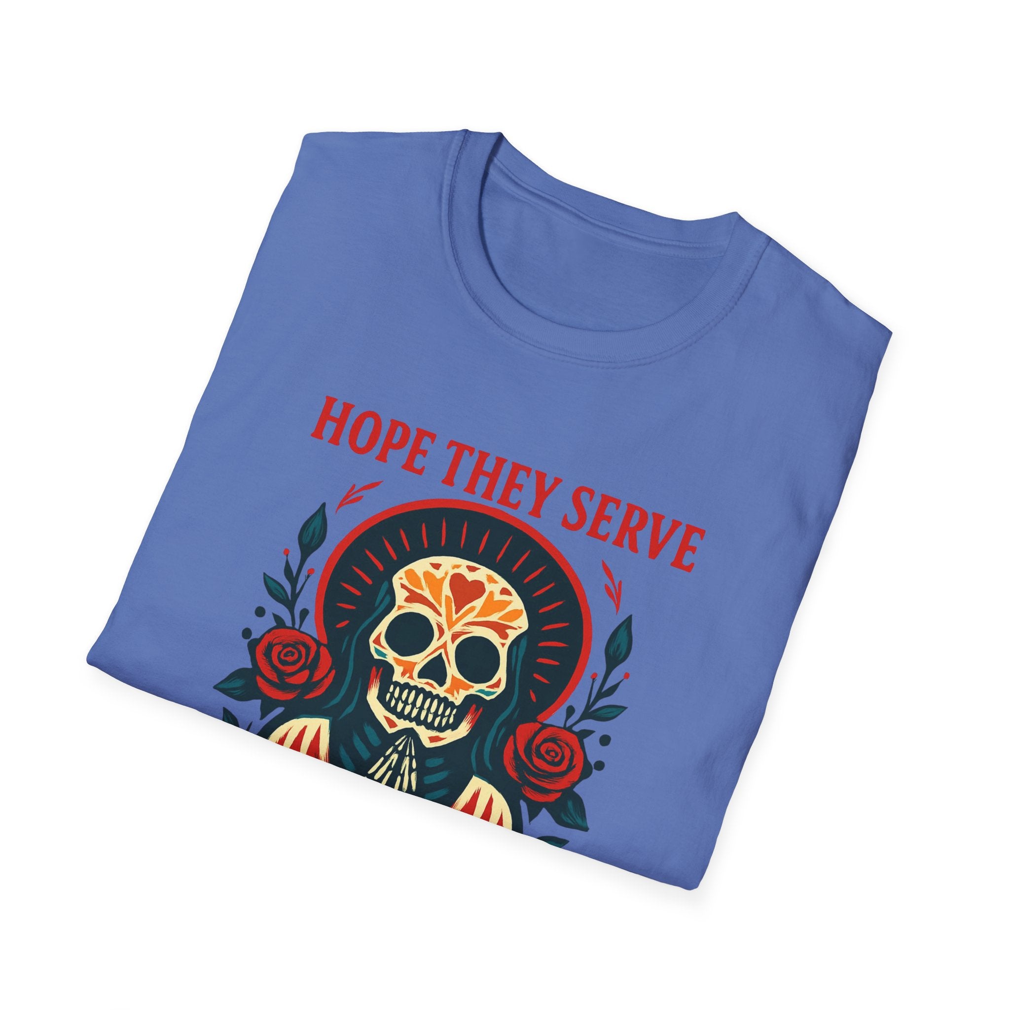 Skull T-Shirt, Funny Taco Lover Gift, Unisex Tee Hope they sell tacos in Hell.