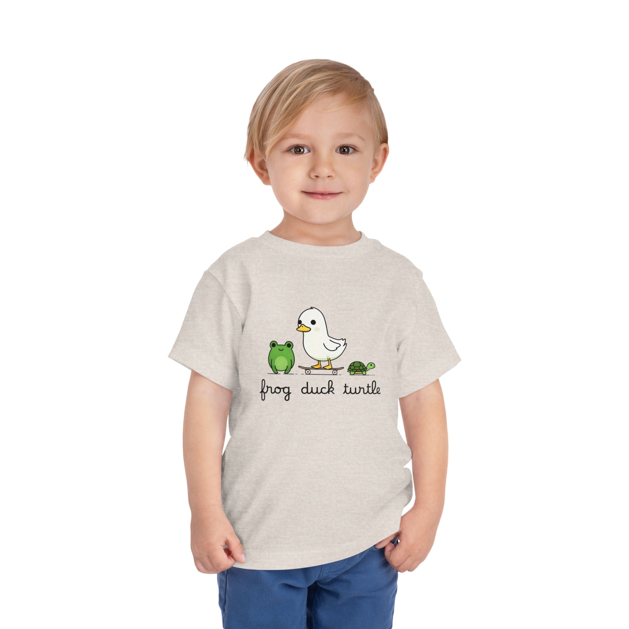 FDT Protest Human Rights Frog Duck Turtle Design - Kids Activism Shirt, Social Justice Top, Youth Equality Tee, Protest Animal