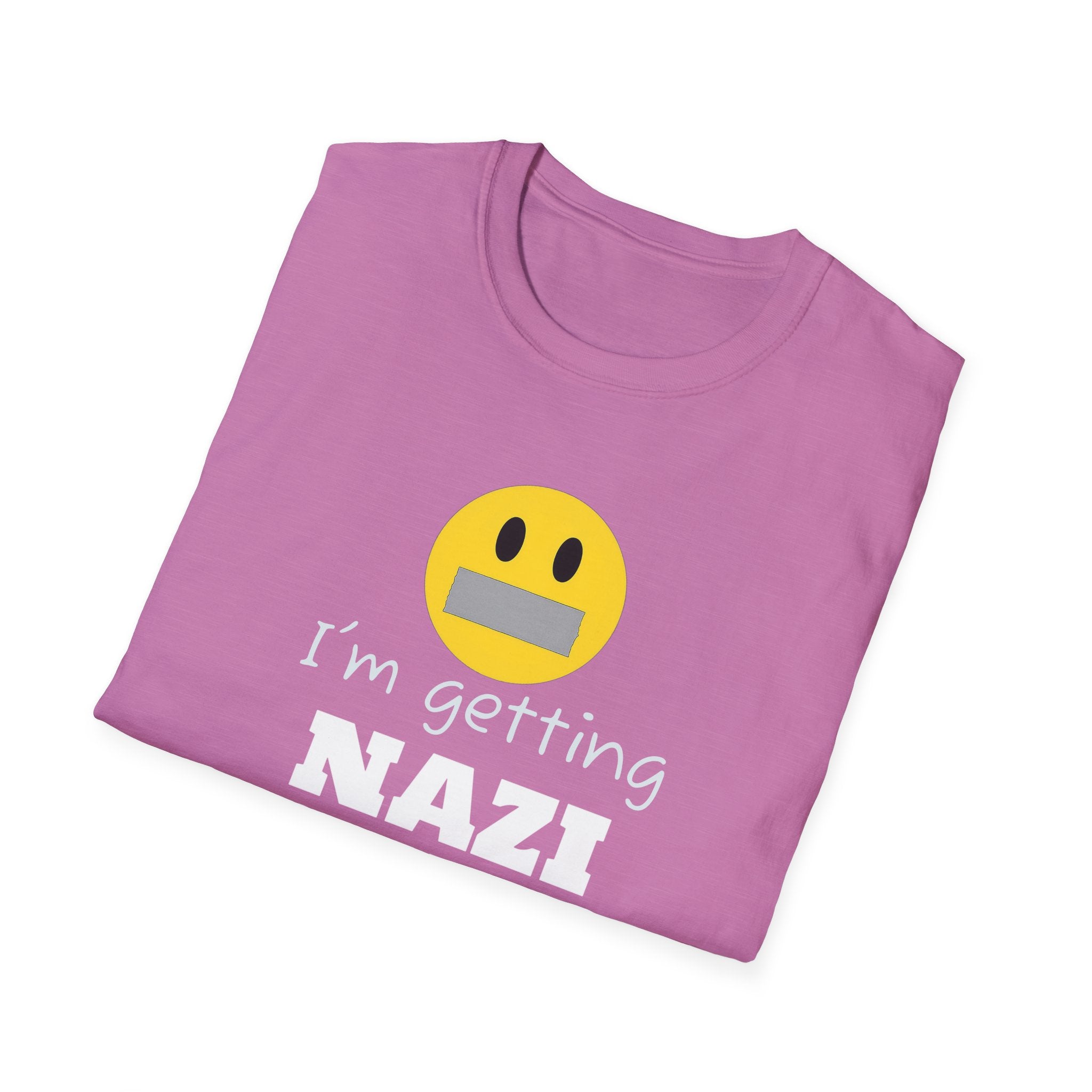 Nazi Germany Vibes, Anti-Trump Resistance T-Shirt, Political Protest Tee, Unisex Softstyle Shirt, Left Wing Activist Clothing, Censorship