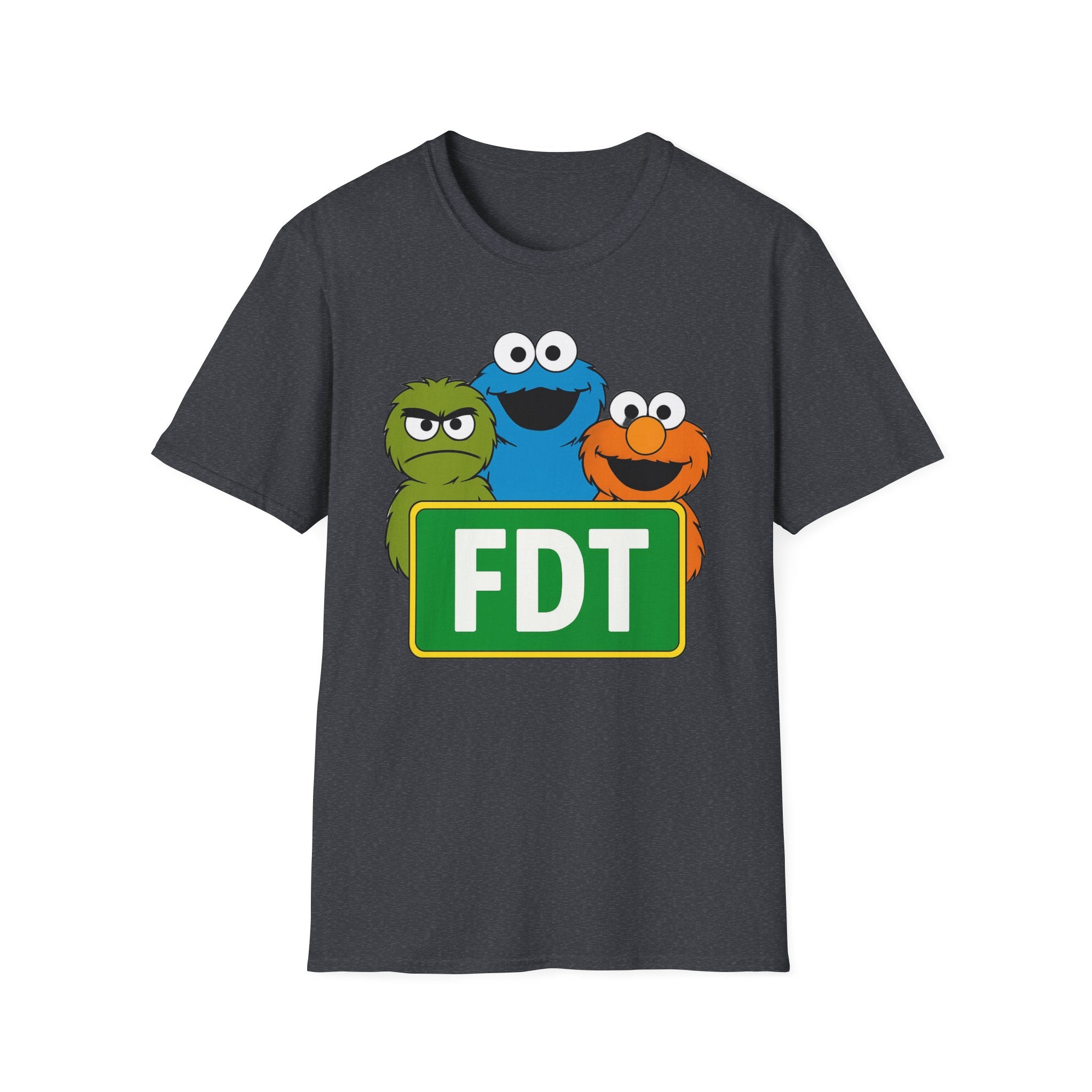 FDT Funny Unisex T-Shirt, Anti Trump Political Humor, Nostalgic Puppets, Kindness, Diversity, Social Justice, Liberal Gift, Funny Political