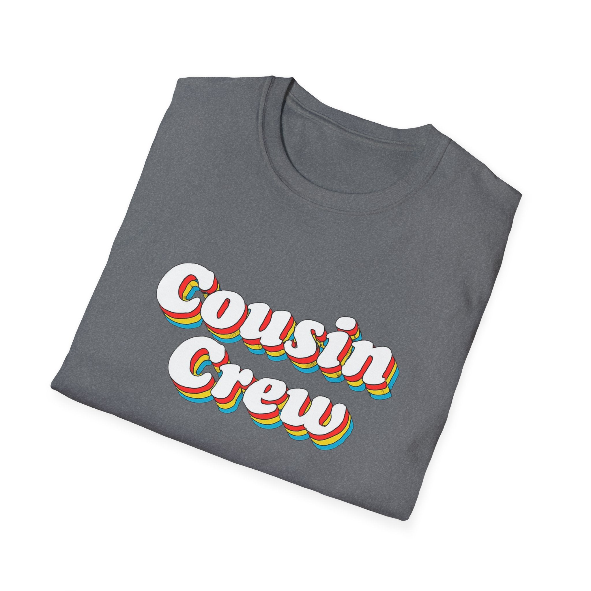 Cousin Crew Unisex T-Shirt - Family Reunion Shirt, Christmas photo gift shirt retro vibe