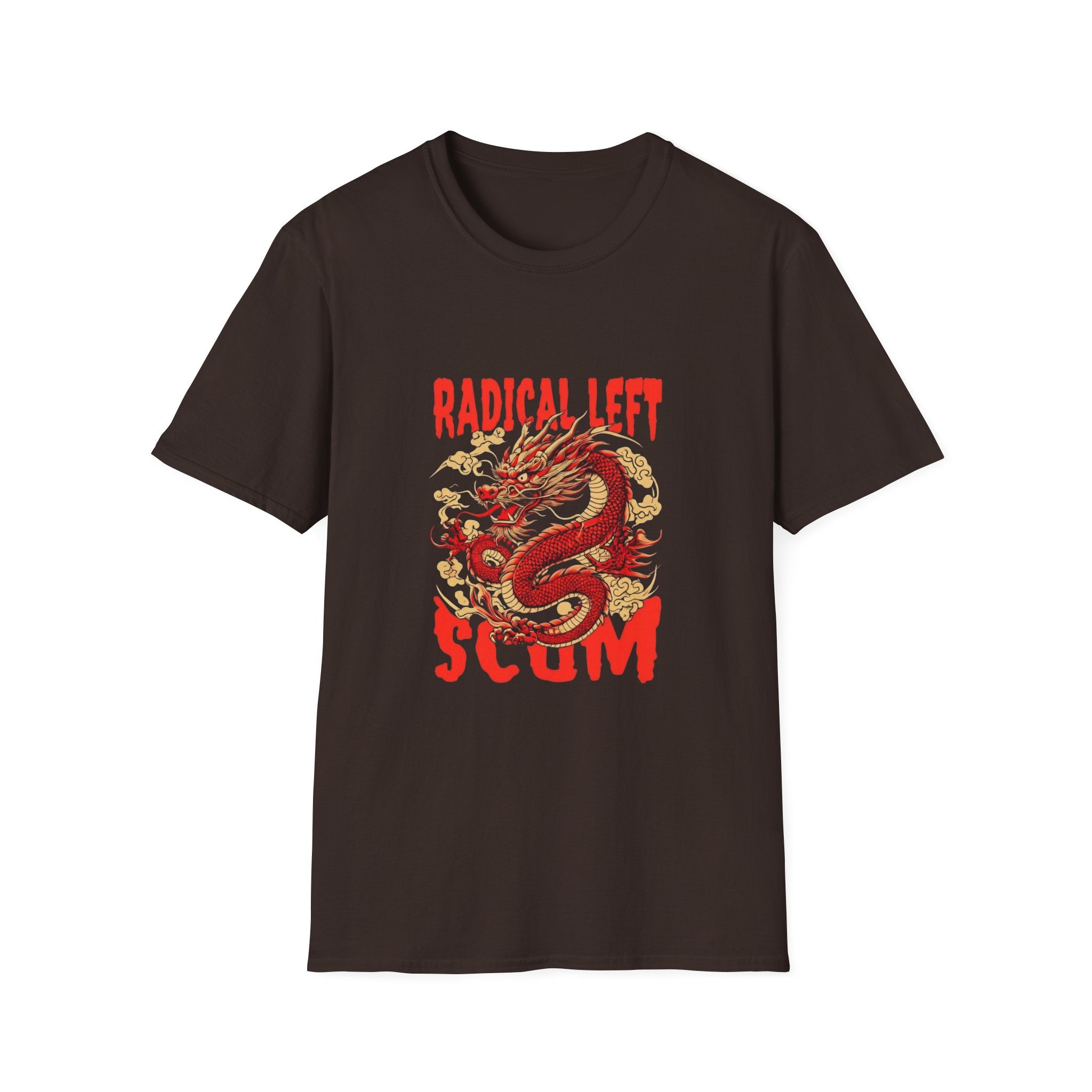 Radical Left Scum Dragon T-Shirt — Anti‑Trump Political Tee