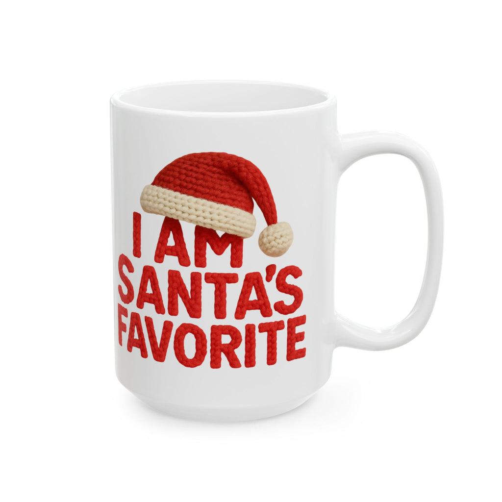 Holiday Santa's Favorite Ceramic Mug