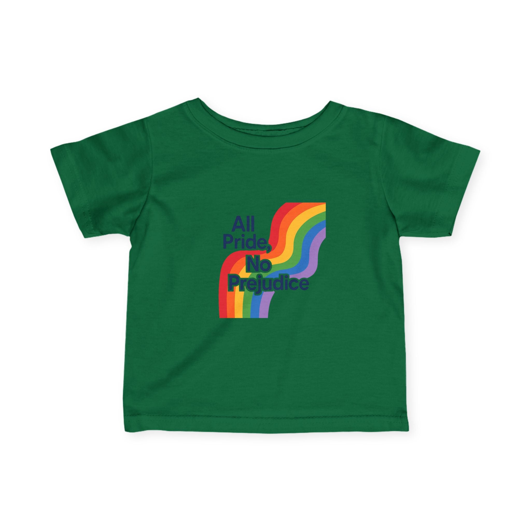 Rainbow Pride Infant Tee, Gay Rights Baby Shirt, Social Justice LGBTQ Onesie, No Prejudice Toddler Top, Pride Parade Kids Clothing