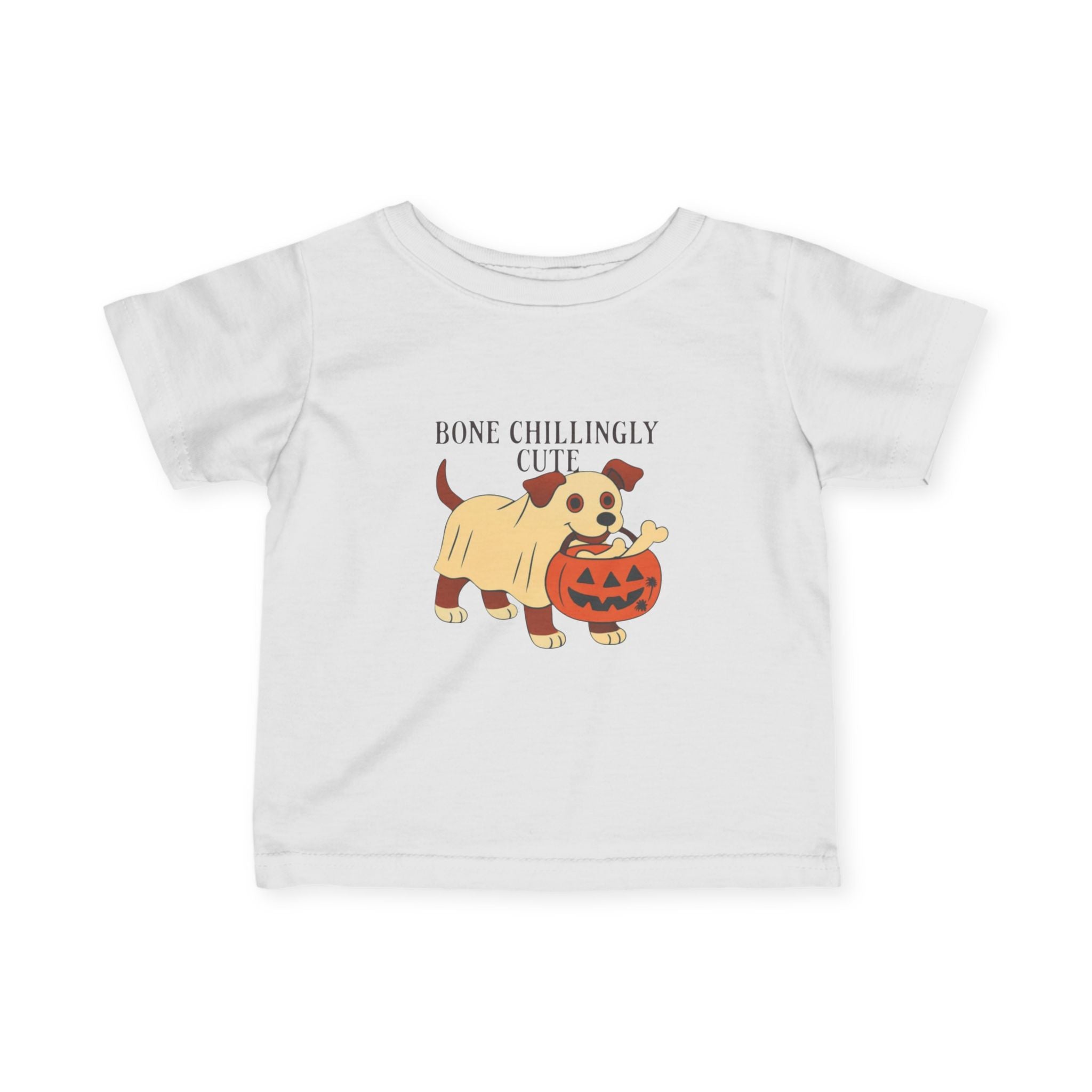 Halloween Dog Graphic Infant Tee, Cute Pumpkin Shirt, Baby Halloween Outfit, Funny Dog Tee, Toddler Fall Apparel