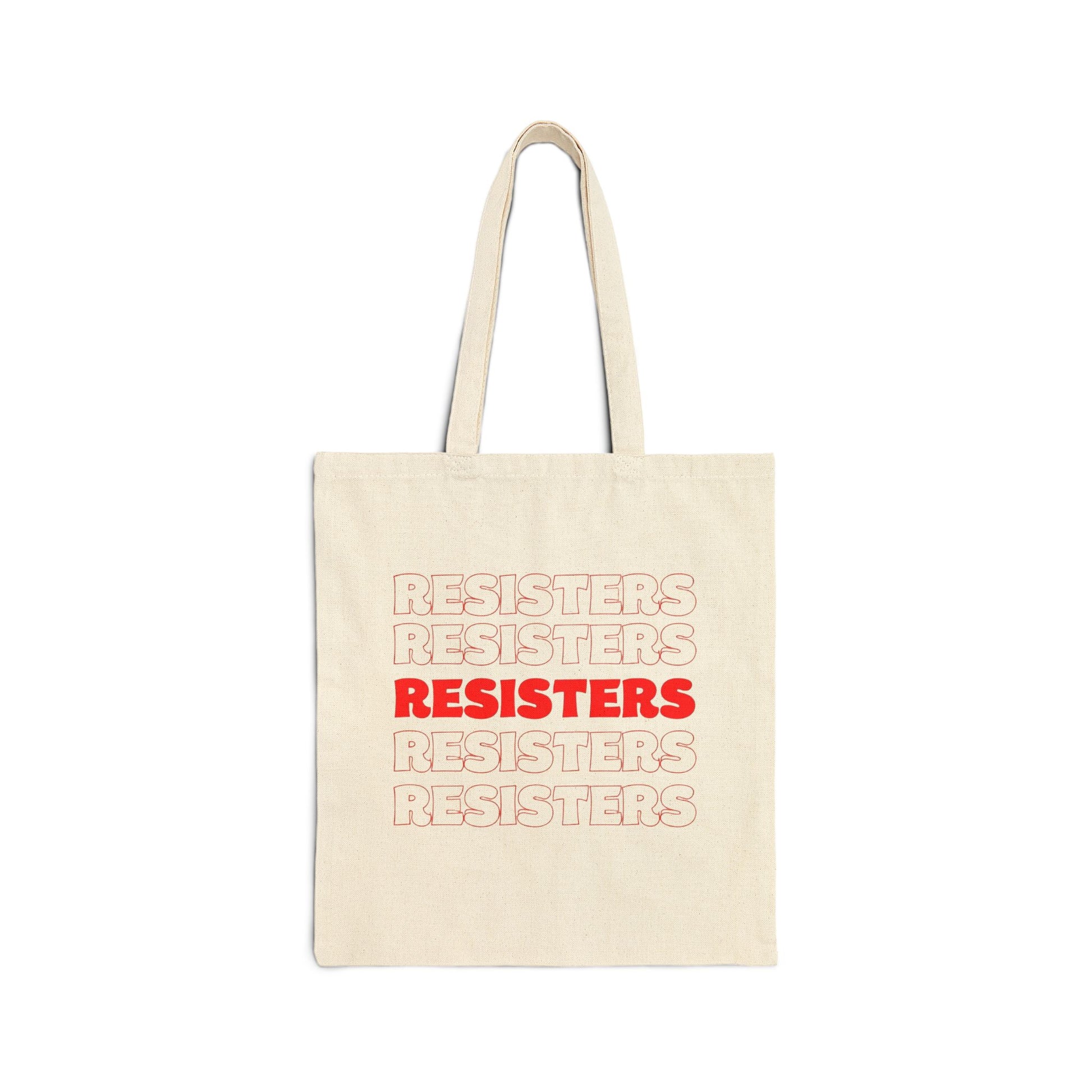 Bold Resisters Cotton Canvas Tote Bag | Eco-Friendly Shopper, Beach Essential, Protest Gear, Gift for Activists, Stylish Everyday Carry
