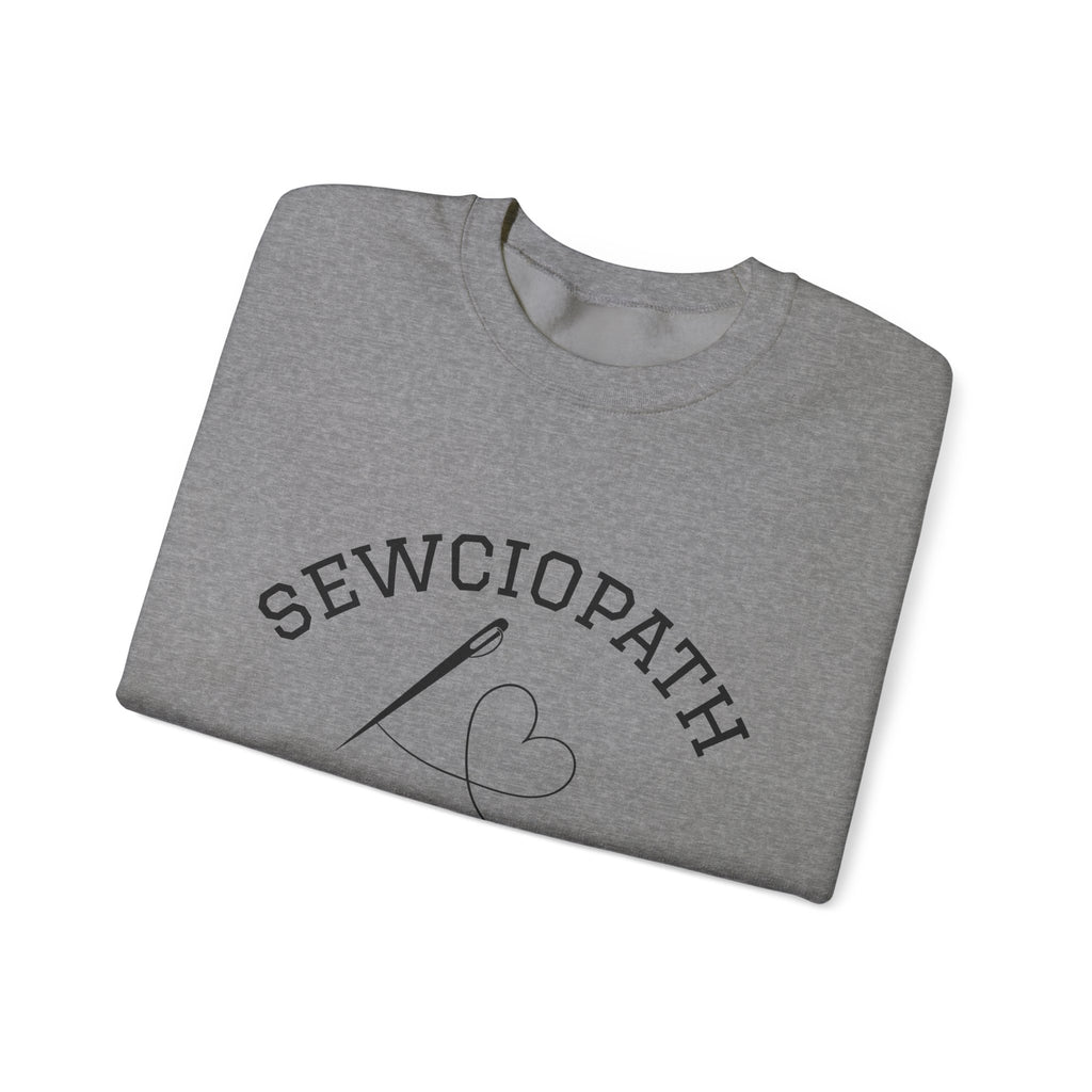 Funny Sewciopath Crewneck Sweatshirt sewing gift