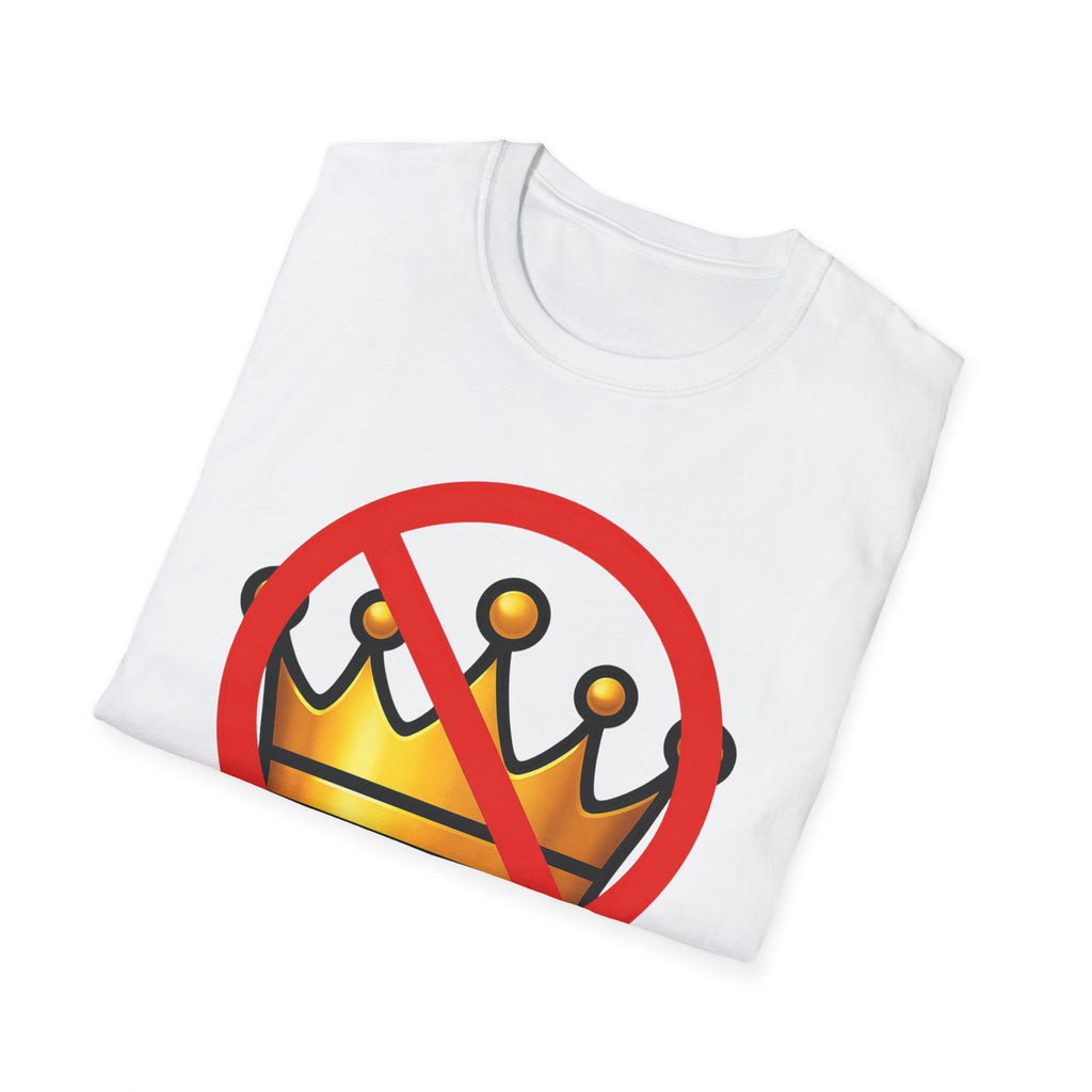 No Kings Anti Trump Protest Activist Unisex Softstyle T-Shirt, Resist Gift, June 14 Social Justice Tee, Activism Apparel, Political
