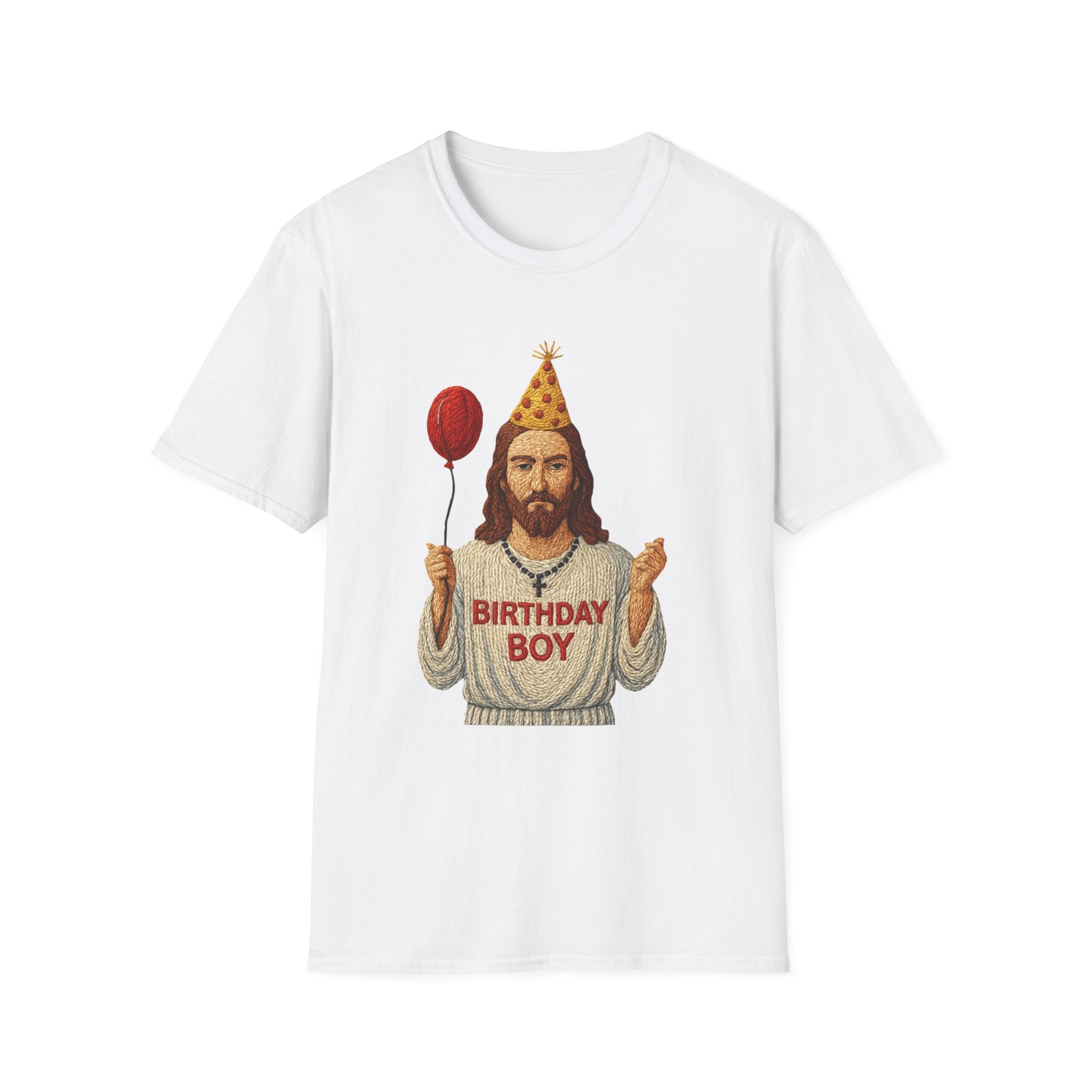 Birthday Boy Jesus T-Shirt party balloon Jesus gift