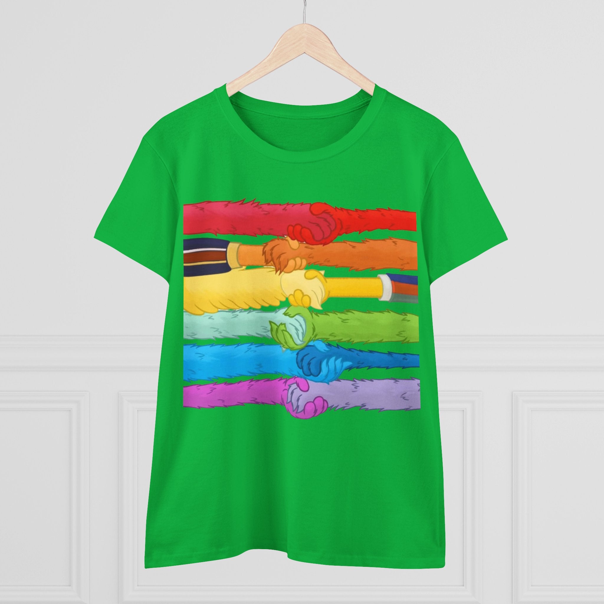Kindness and diversity count! Pride Unity Tee, LGBTQ+ Cotton T-Shirt for Celebrations, Rainbow Design, Equality Shirt,  anti Trump Wear