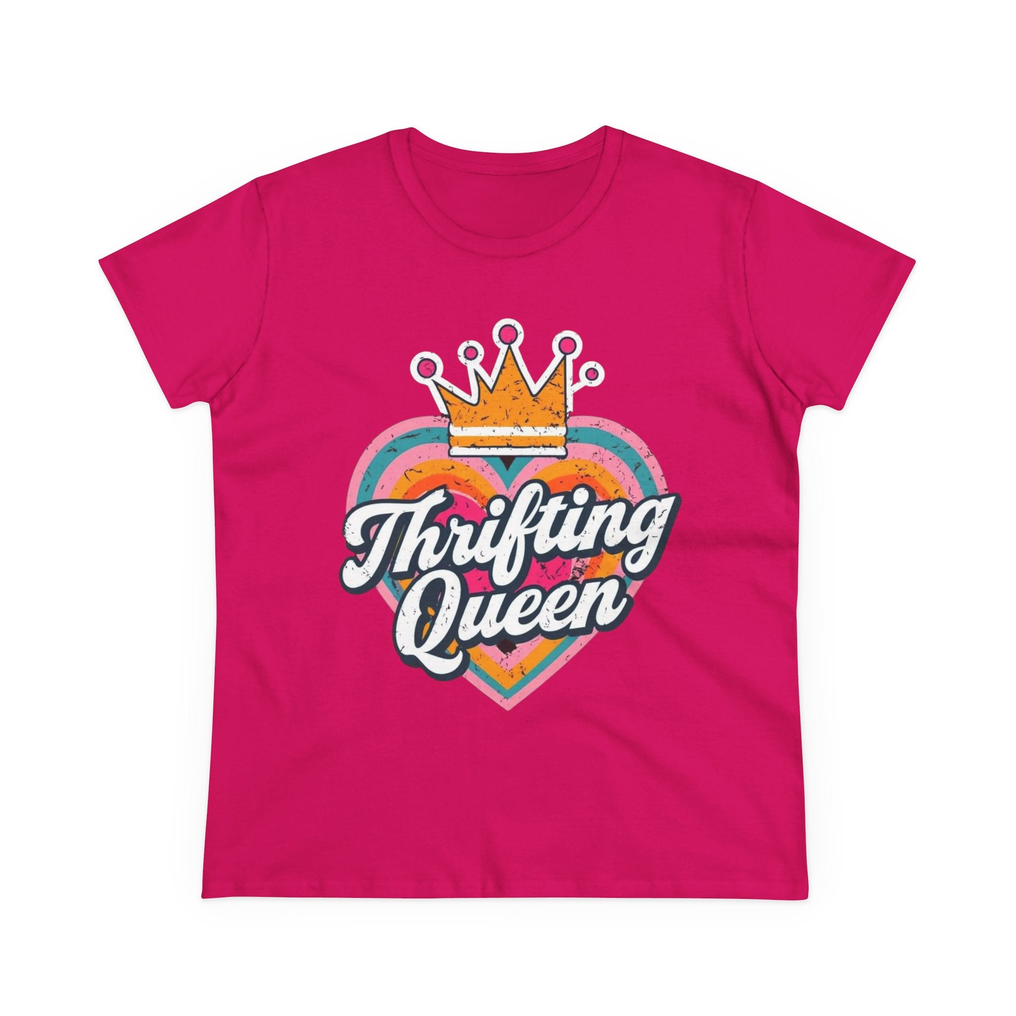 T-Shirt, Thrifting Queen, Upcycle, Recycle, Reuse, Vintage, Women's Tee Shirt