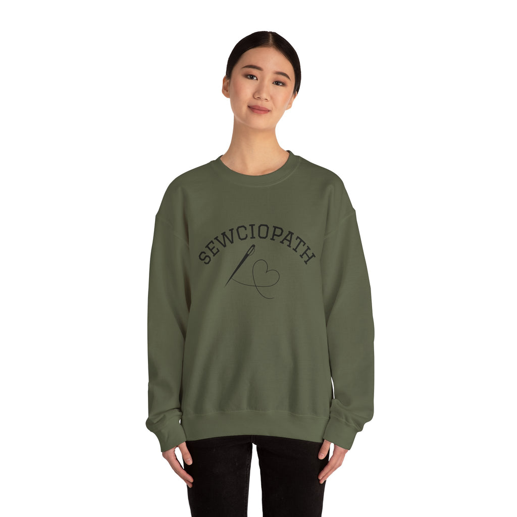 Funny Sewciopath Crewneck Sweatshirt sewing gift