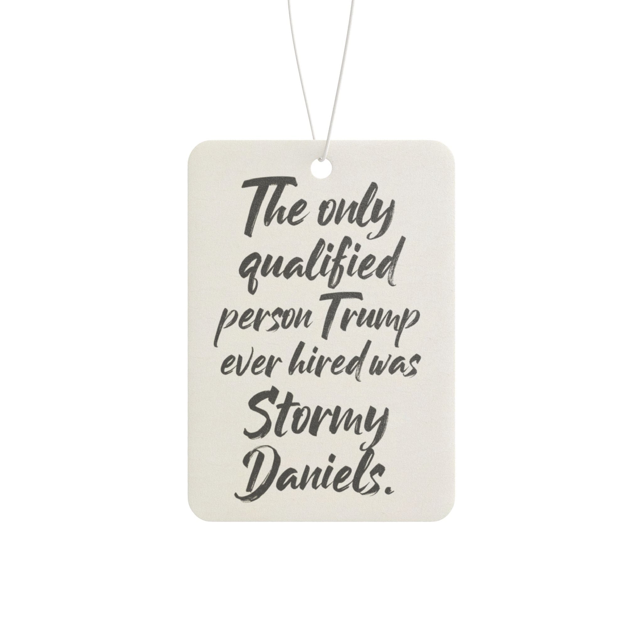 Trump Stormy Daniels Car Air Freshener