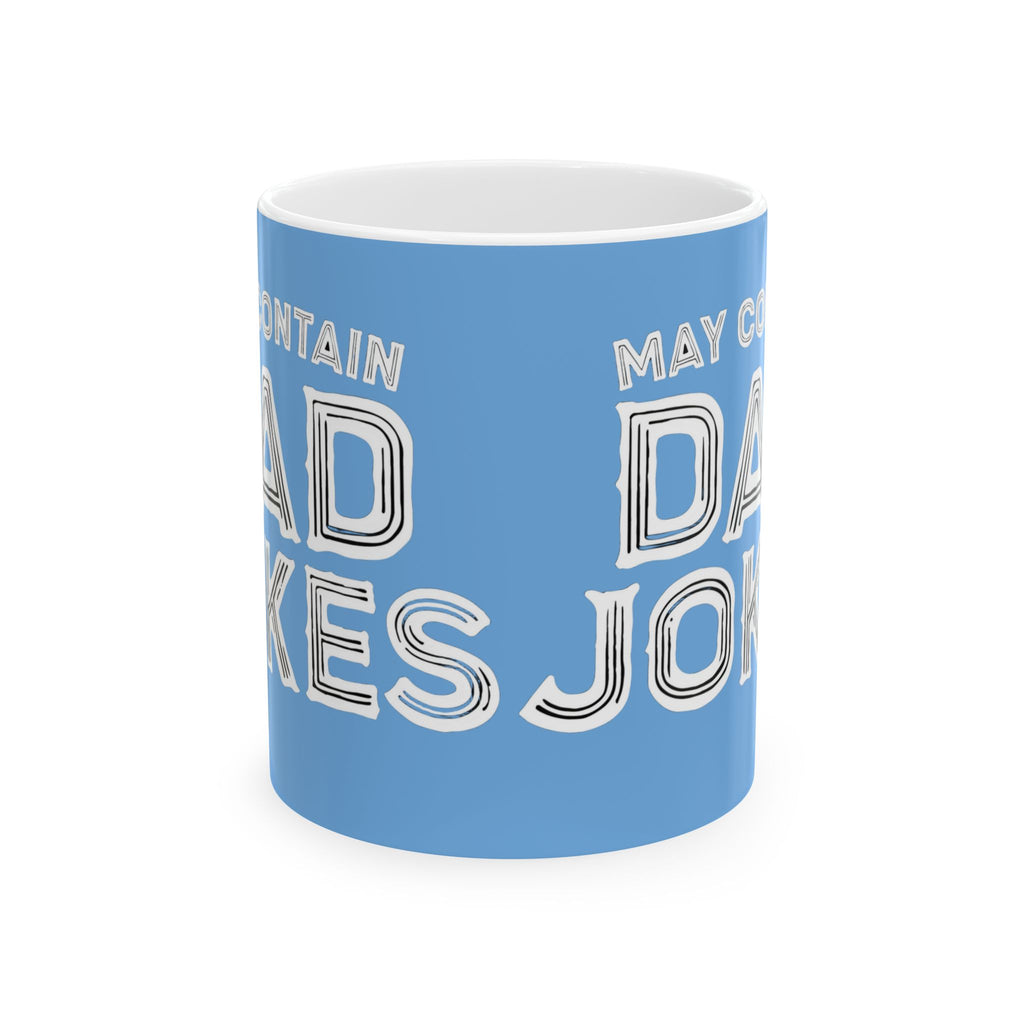 Dad Jokes Ceramic Mug - Funny Gift for Dad, Coffee Lover, Humor Lover, Birthday, Father's Day, Kitchen Decor, Gift Idea gifts for him
