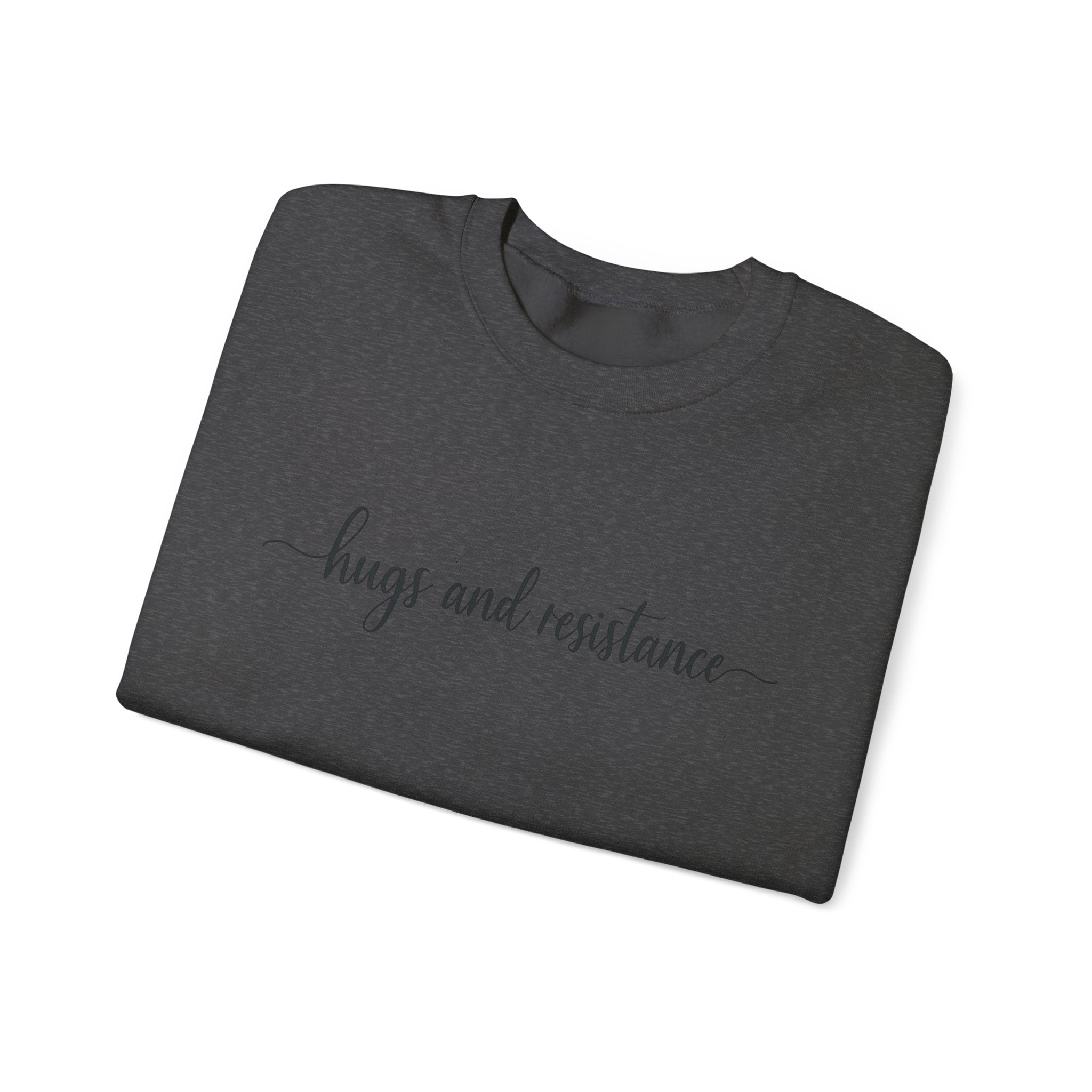 Hugs and resistance, cozy Protest Resistance Crewneck Sweatshirt