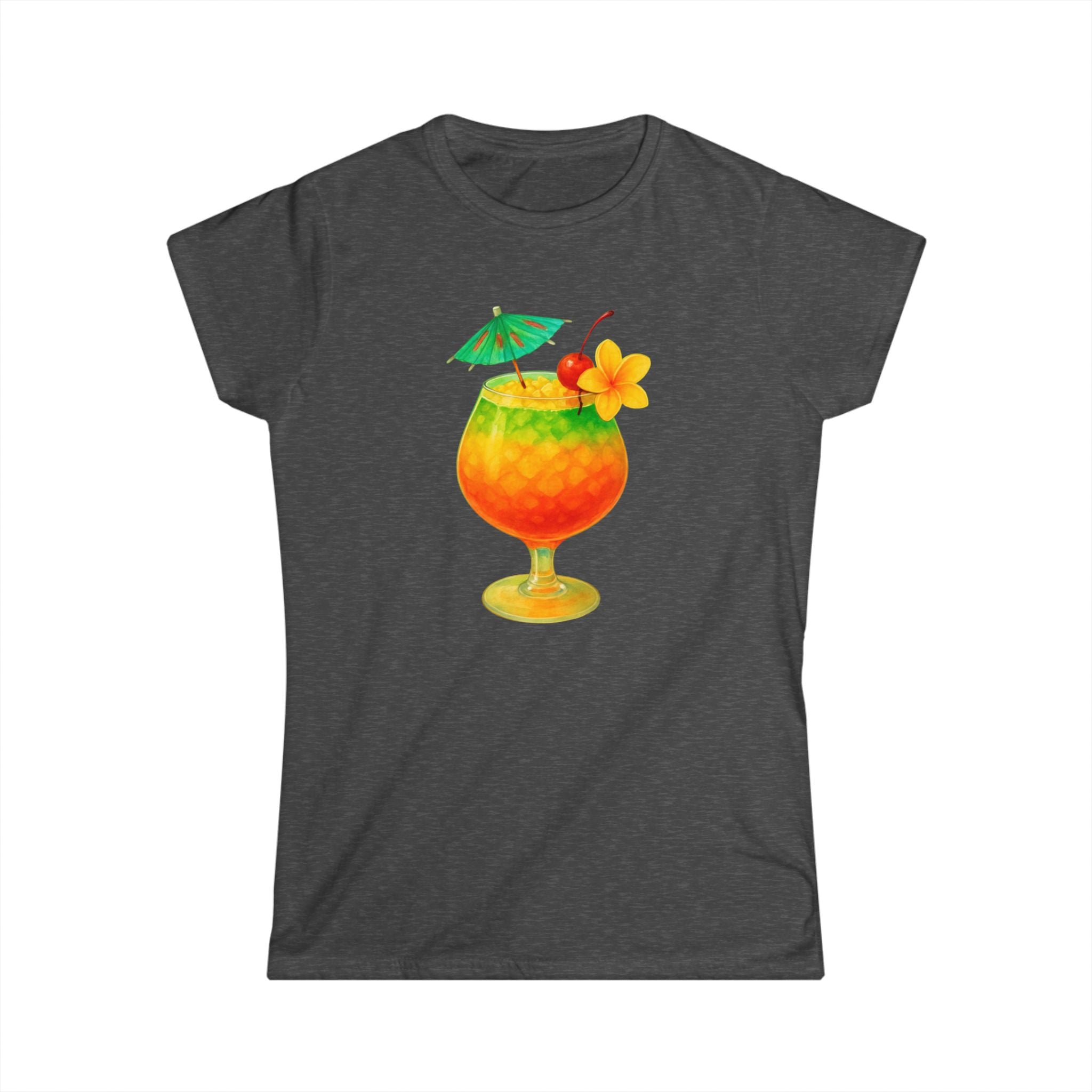 Mai Tai  punch tropical Tees, Island Style Shirt, Summer Cocktail Top, Vacation Apparel, Rum Punch Vibes, Women's Graphic Tee