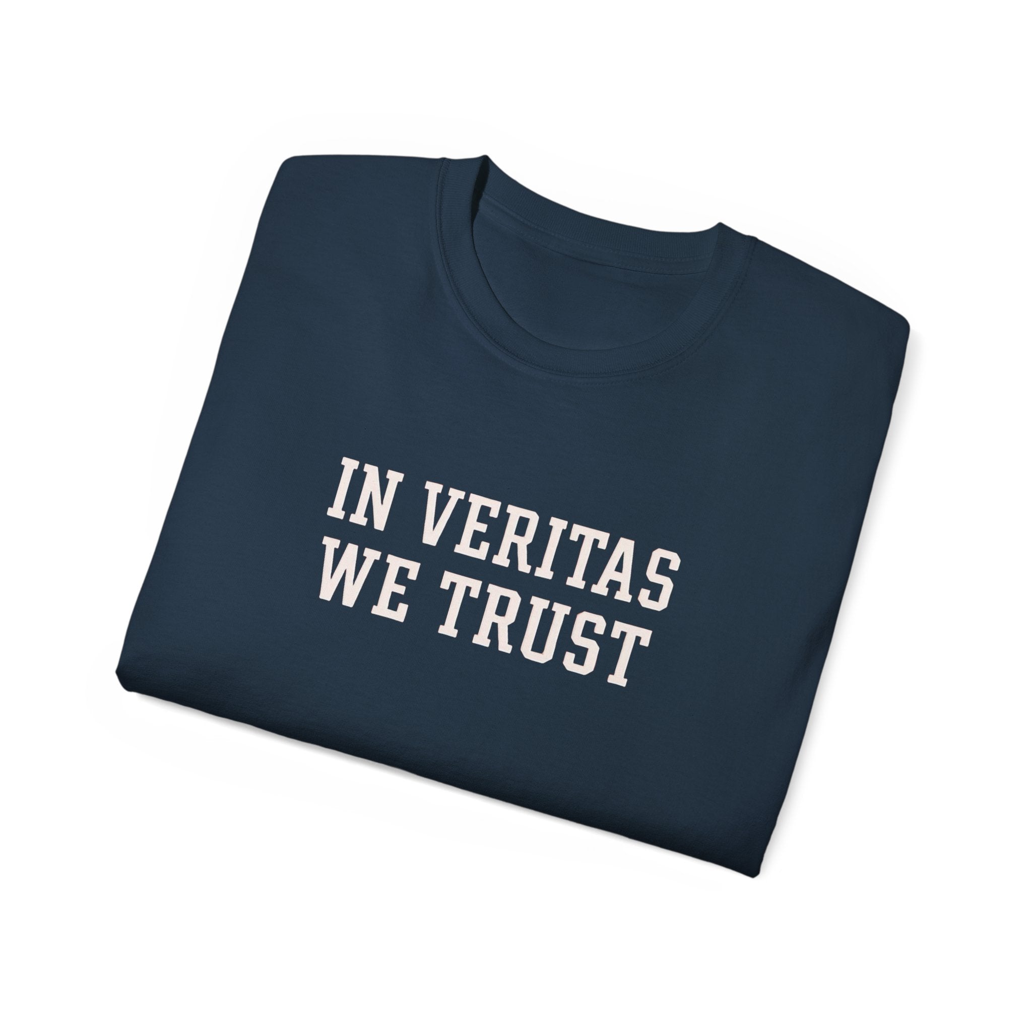 In Veritas We Trust Harvard Anti Trump, Protest Shirt, Political Activist Gift, Statement Tee, College Shirt