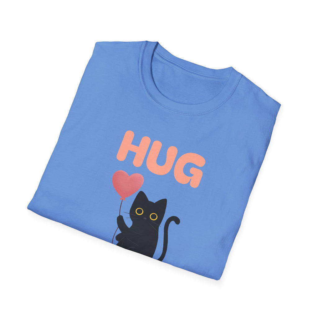 Hug Dealer fun cat Unisex Softstyle T-Shirt, Funny Cat Lover Gift, Cute Tee, Cat Mom Shirt, Trendy Graphic Tee Christmas gift sarcasm
