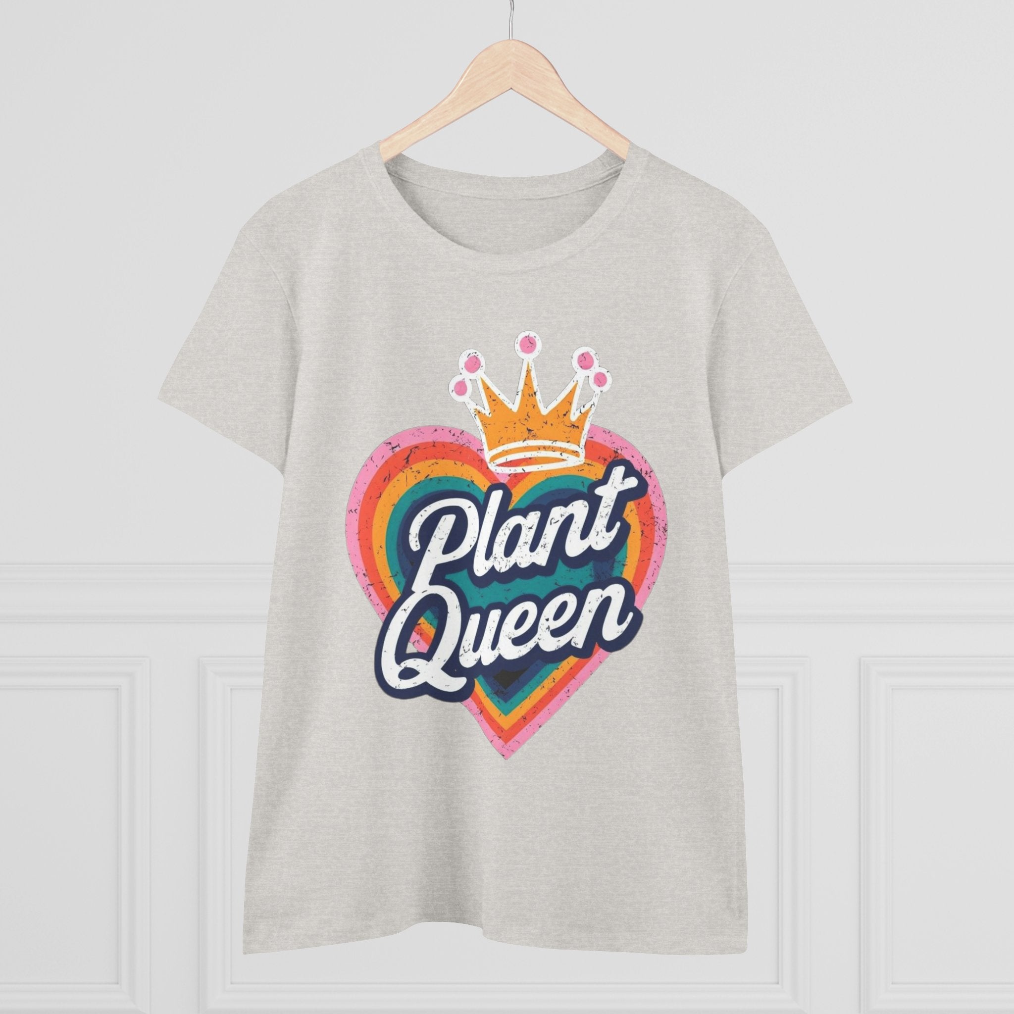 BoHo Plant Queen Women vintage Tee, Gardening Flowers Shirt, Plant Lover Gift, Botanical Graphic Top, Earthy Vibes T-Shirt