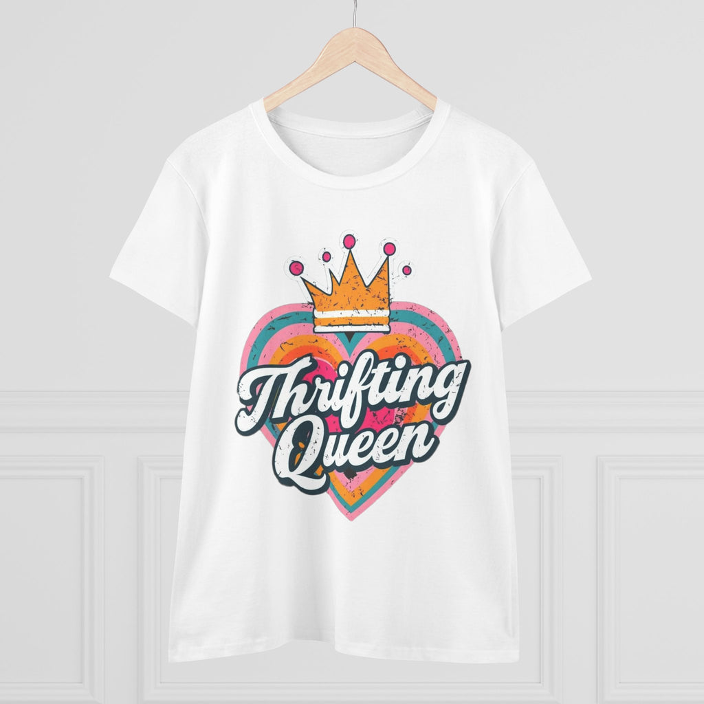 T-Shirt, Thrifting Queen, Upcycle, Recycle, Reuse, Vintage, Women's Tee Shirt