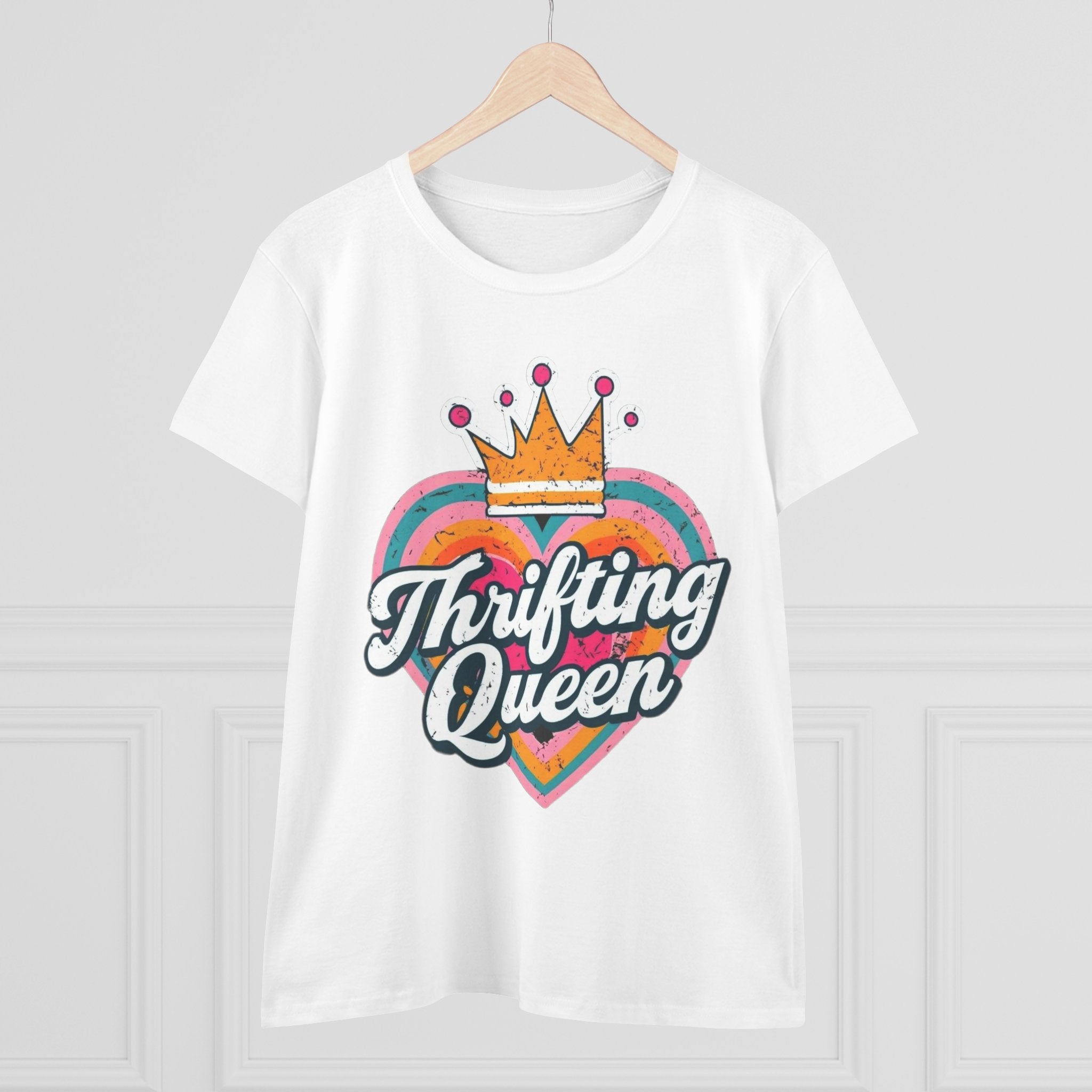 T-Shirt, Thrifting Queen, Upcycle, Recycle, Reuse, Vintage, Women's Tee Shirt