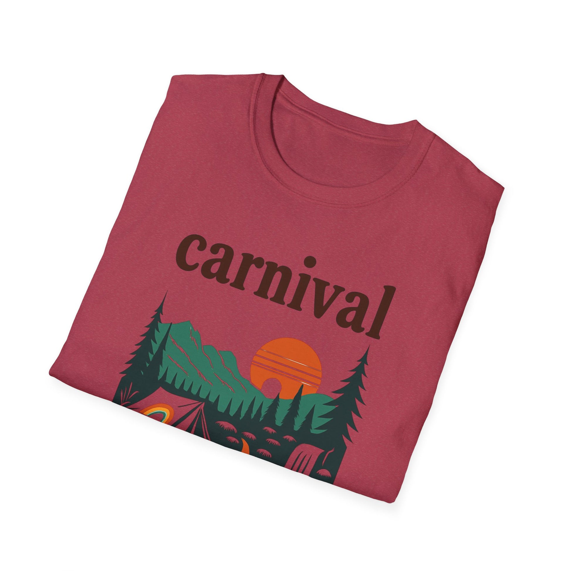ProvinceTown maCarnival Graphic T-Shirt, Vintage Camping Tee, Unisex Softstyle Shirt, Festival , Summer Adventure Wear, Gift for Travelers