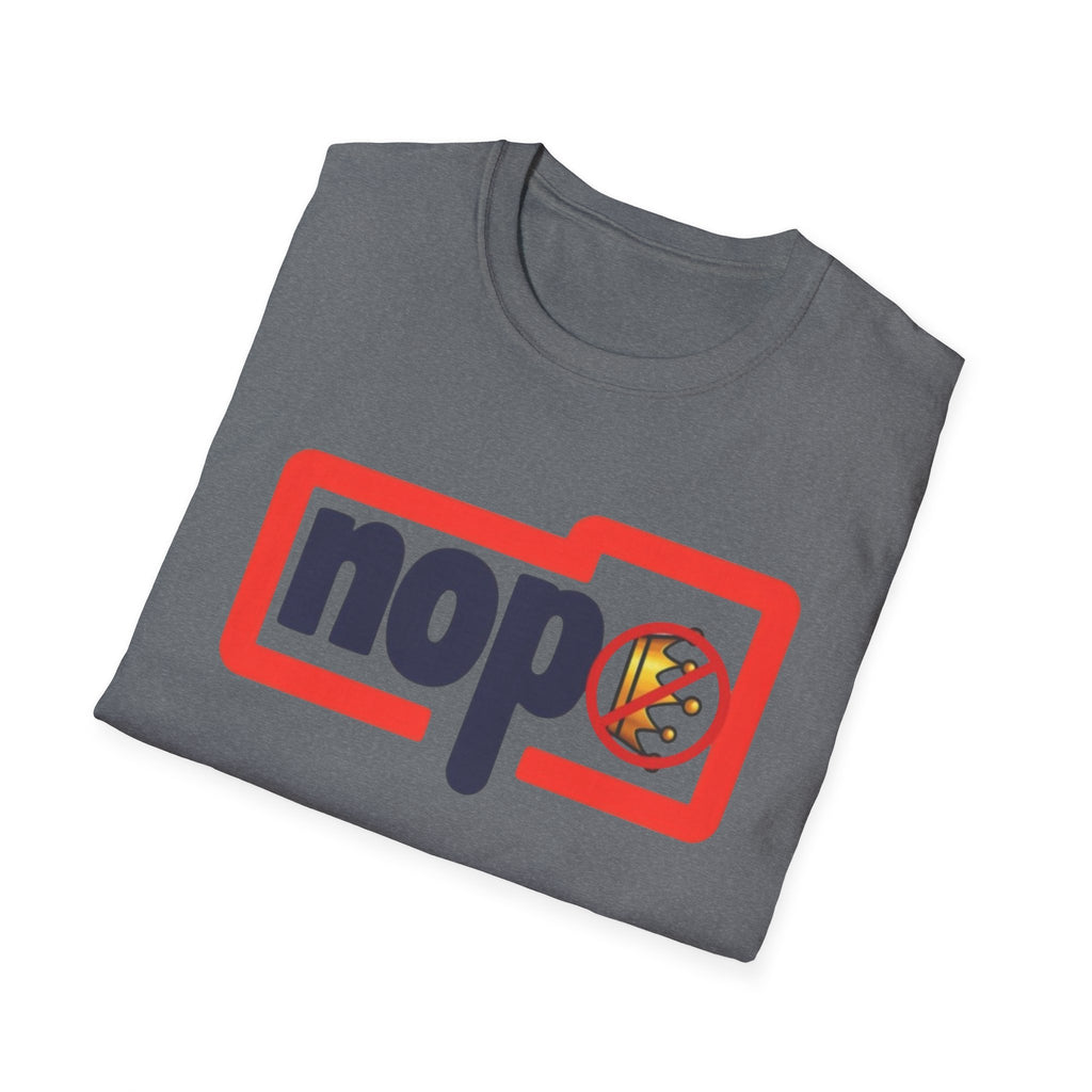 Unisex T-Shirt Nope No Kings Anti Trump Activists Gift Crown unisex