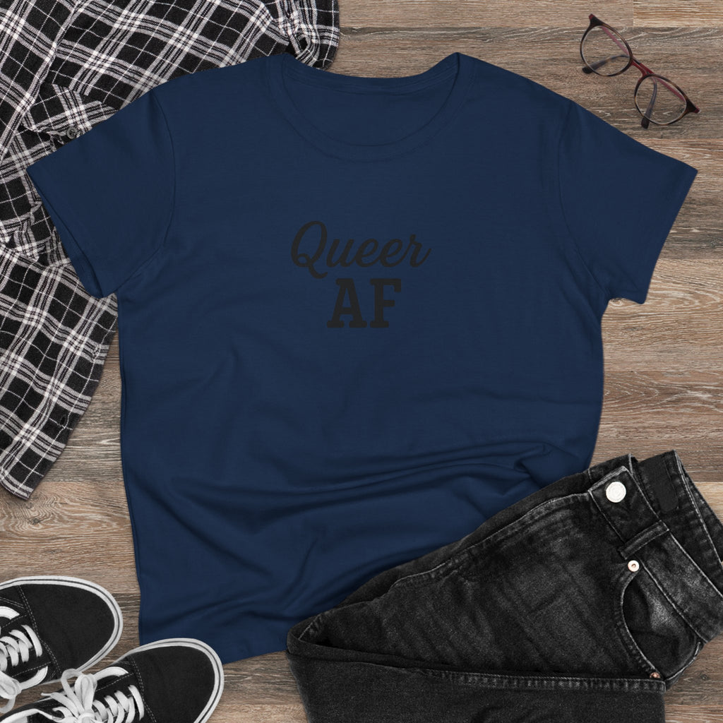 Queer AF LGBTQ Gay rights design, Gay Pride Shirt, Lesbian T-shirt, Equality Top, LGBTQ+ Graphic Tee activists equal rights