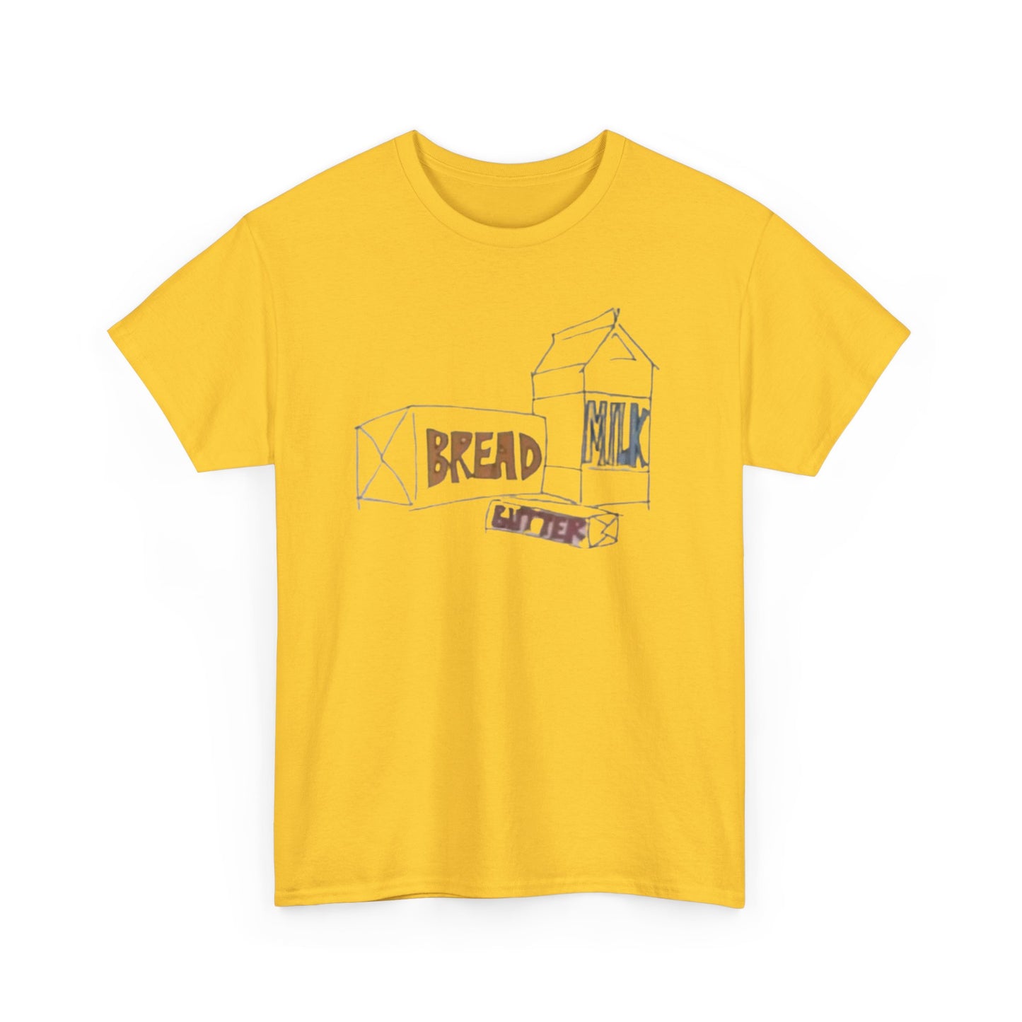 Bread Milk Butter Unisex Heavy Cotton Tee