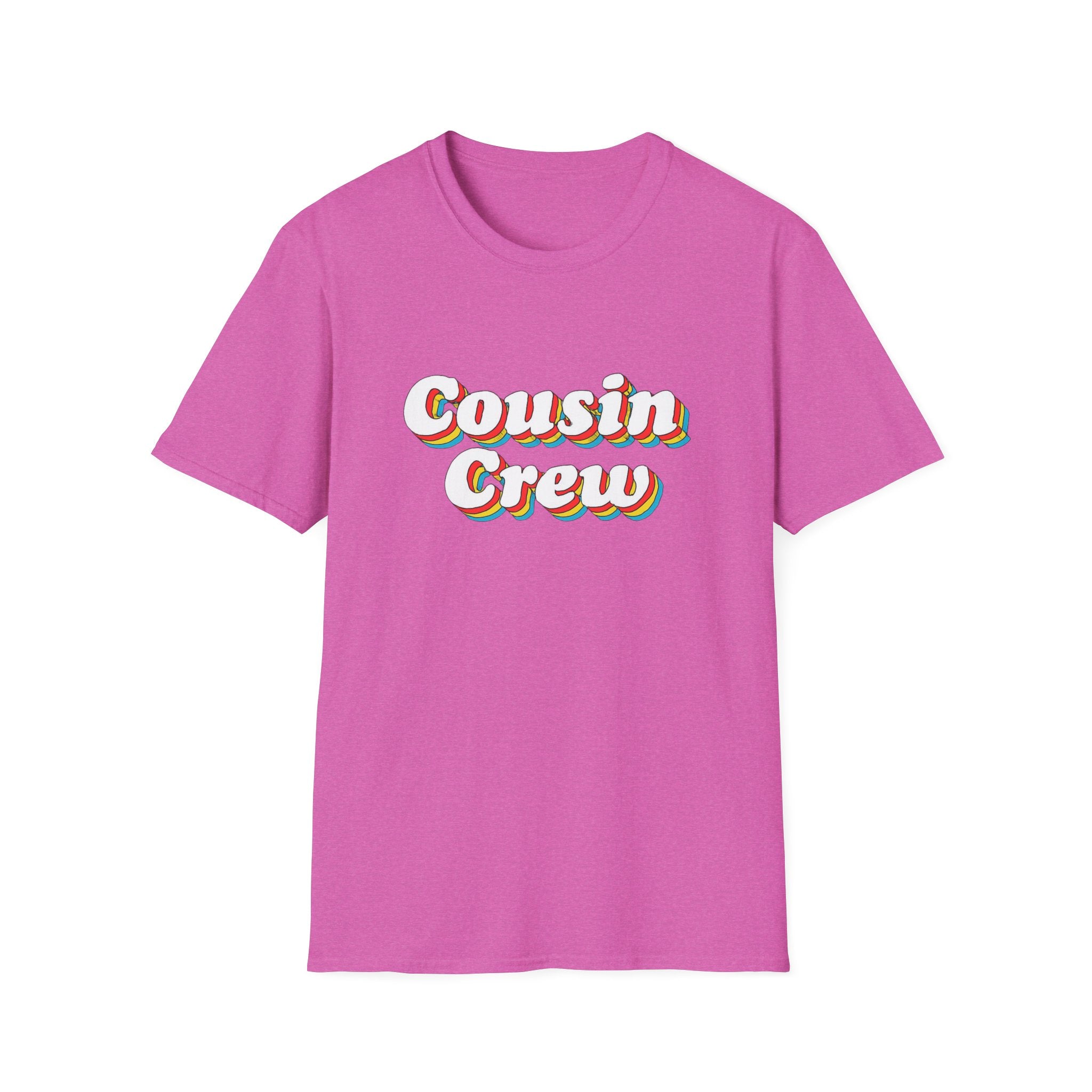Cousin Crew Unisex T-Shirt - Family Reunion Shirt, Christmas photo gift shirt retro vibe