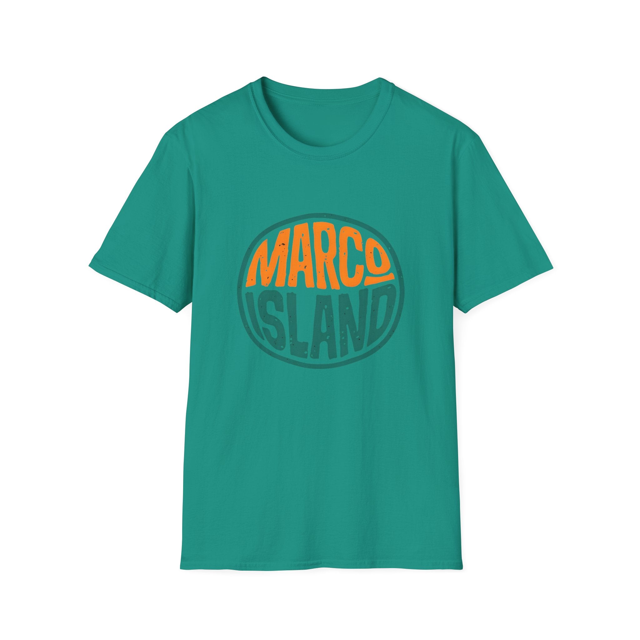 Marco Island Florida Unisex Softstyle T-Shirt - Beach Vacation Tee, Travel Souvenir Top, Coastal Graphic Shirt, Summer Holiday Apparel,
