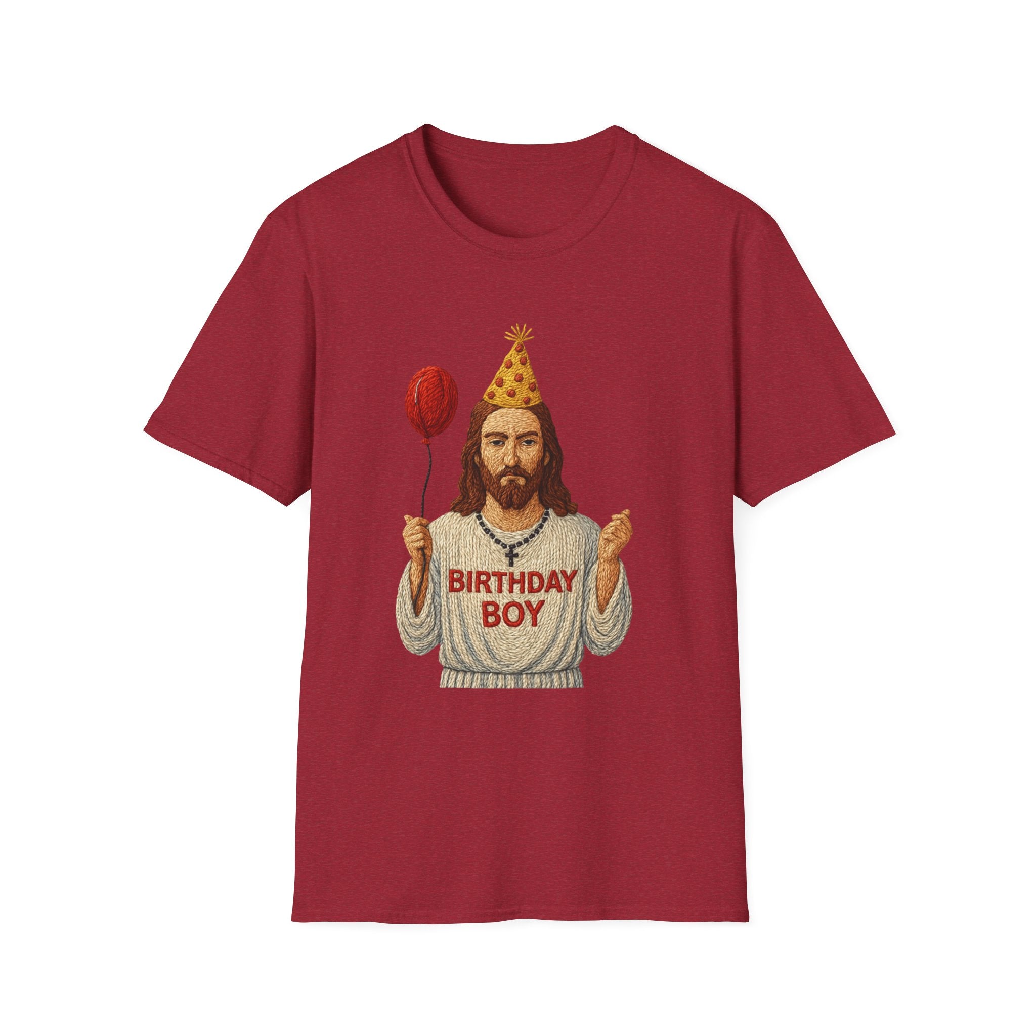 Birthday Boy Jesus T-Shirt party balloon Jesus gift