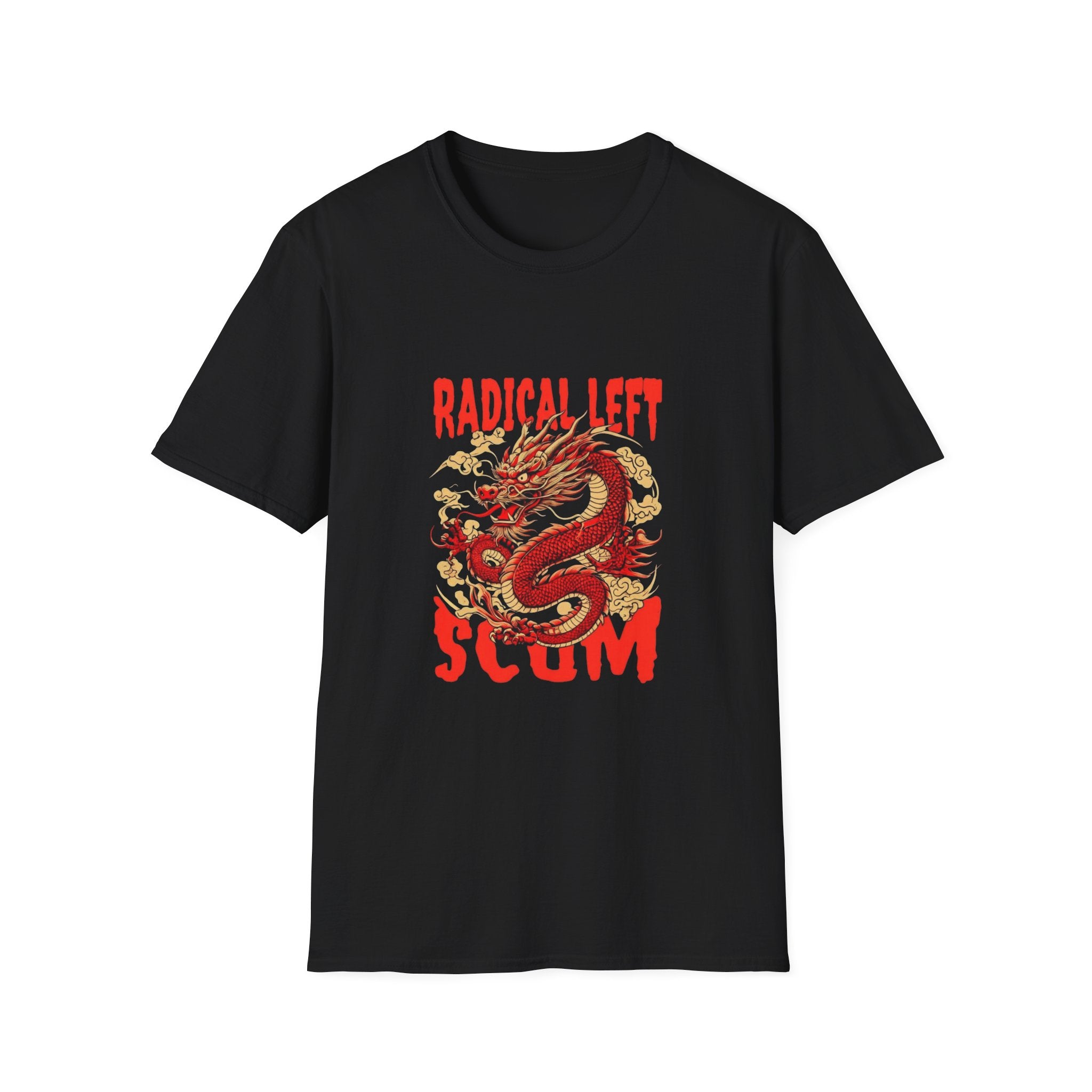 Radical Left Scum Dragon T-Shirt — Anti‑Trump Political Tee