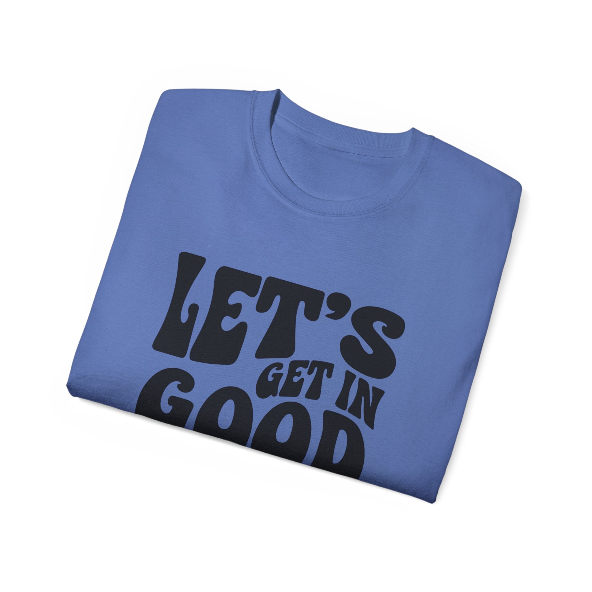 Vintage-Inspired Unisex Tee - 'Let's Get in Good Trouble' T-Shirt, Fun Gift for Activists, Casual Wear, Birthday, Everyday, Statement Shirt