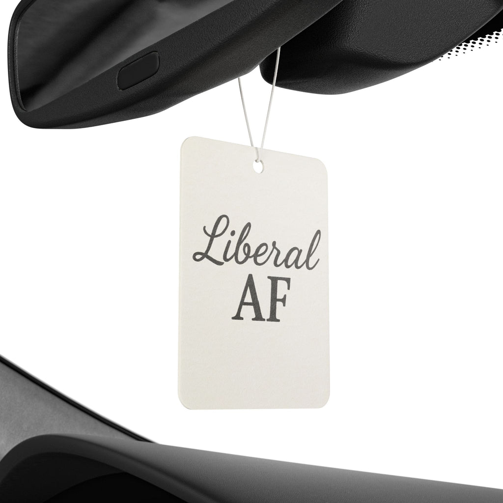 Car Air Freshener — 'Liberal AF' Political Scent Tag