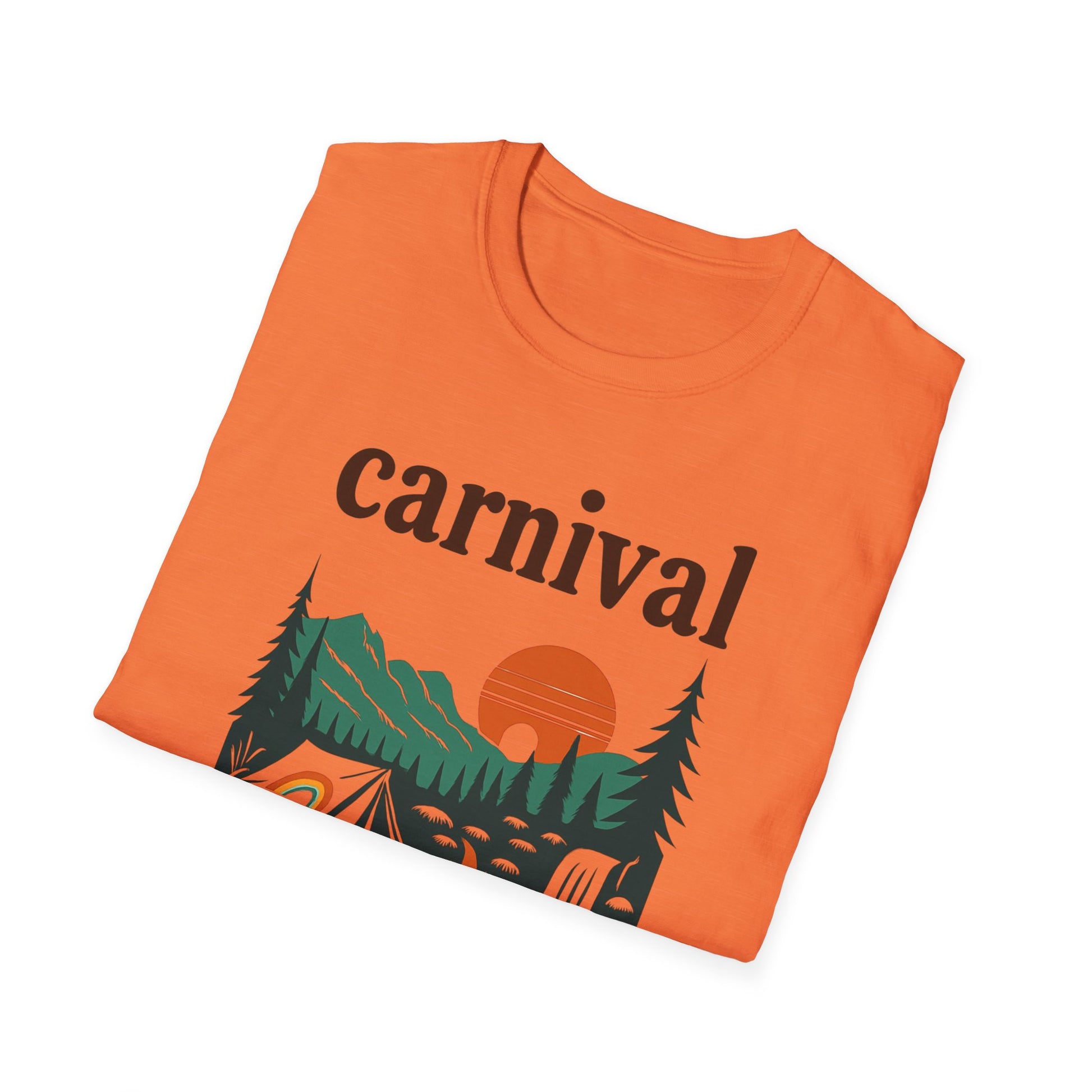 ProvinceTown maCarnival Graphic T-Shirt, Vintage Camping Tee, Unisex Softstyle Shirt, Festival , Summer Adventure Wear, Gift for Travelers