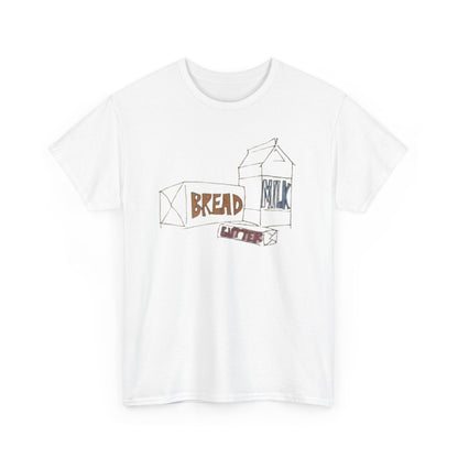 Bread Milk Butter Unisex Heavy Cotton Tee