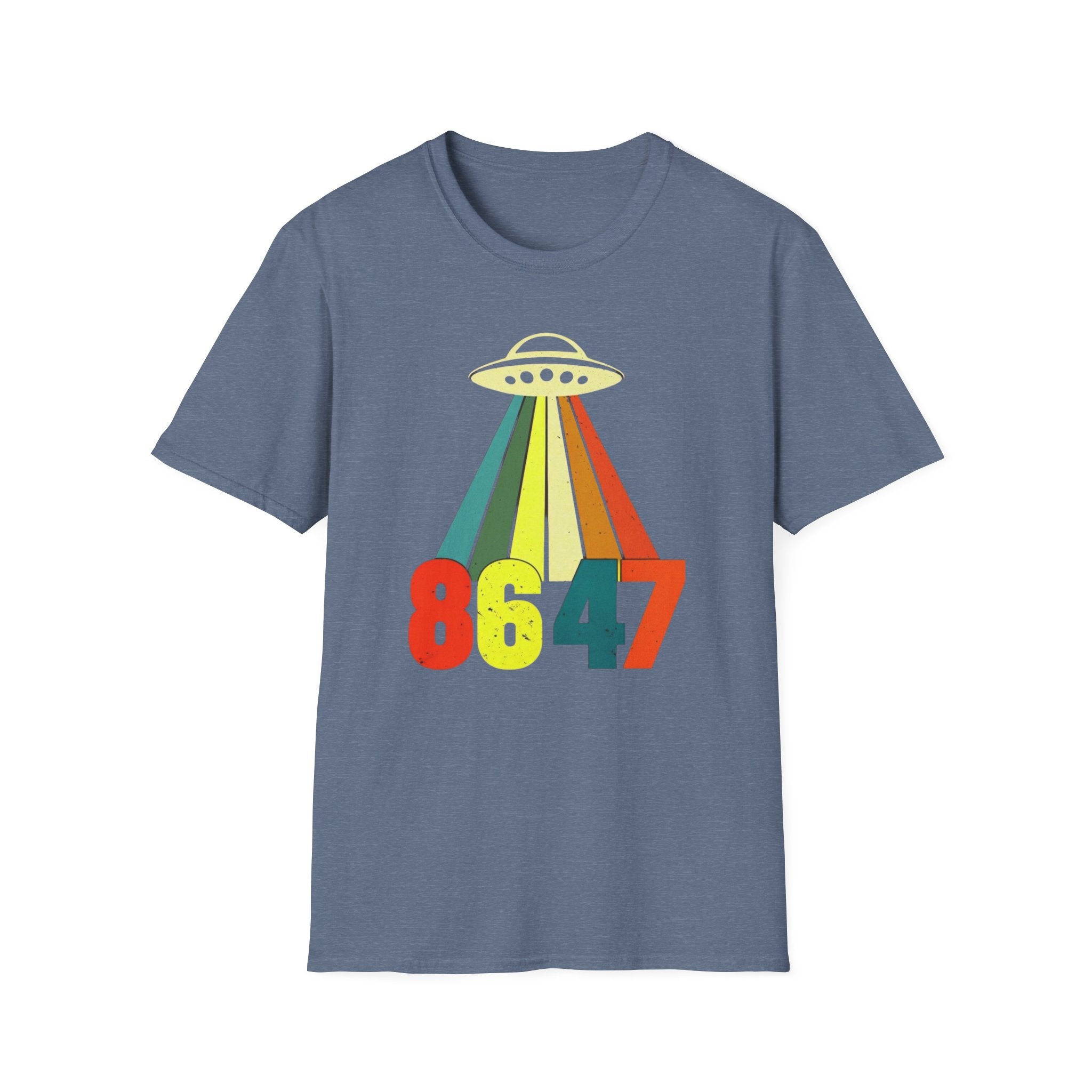 UFO Alien Anti Trump Protest Softstyle T-Shirt, Political Activist Tee, Social Justice Shirt, Protester Gift, Activism Apparel