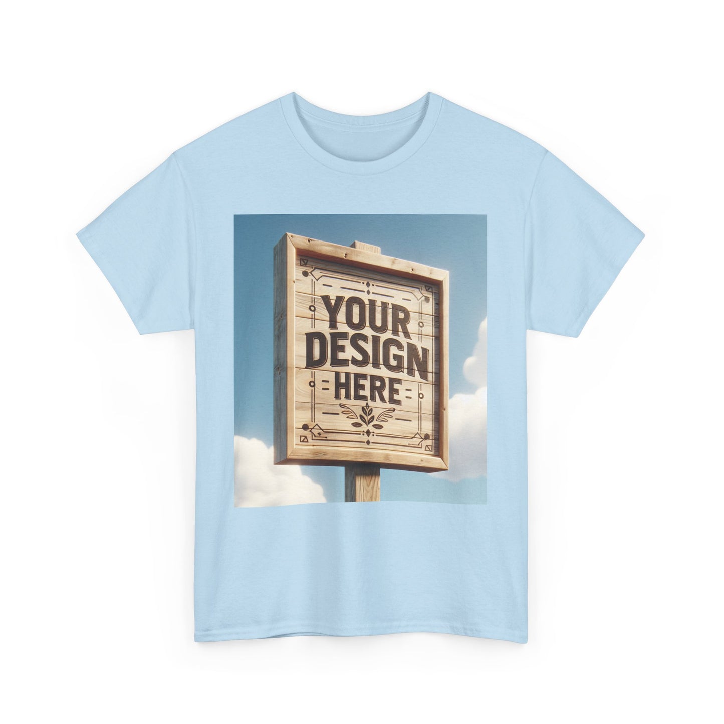 Customizable Tee Design Your Own Shirt Unisex Heavy Cotton Tee