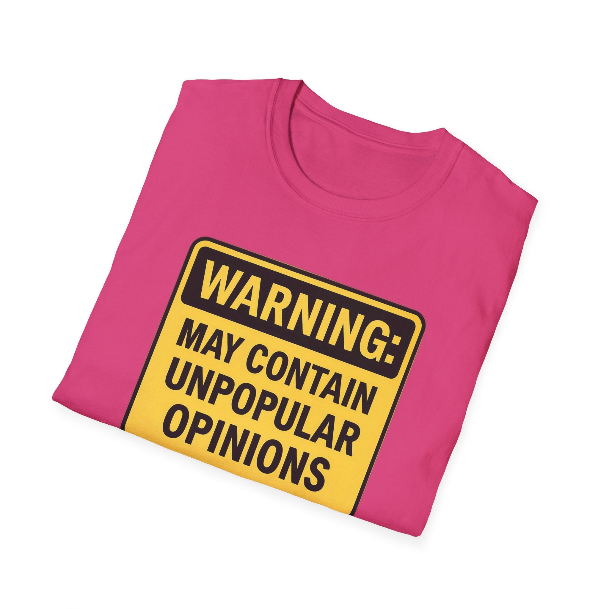 May contain unpopular opinions Fun Unisex T-Shirt, gift Christmas Softstyle Graphic Tee, Casual Wear, Independence Day Gift, Statement Shirt
