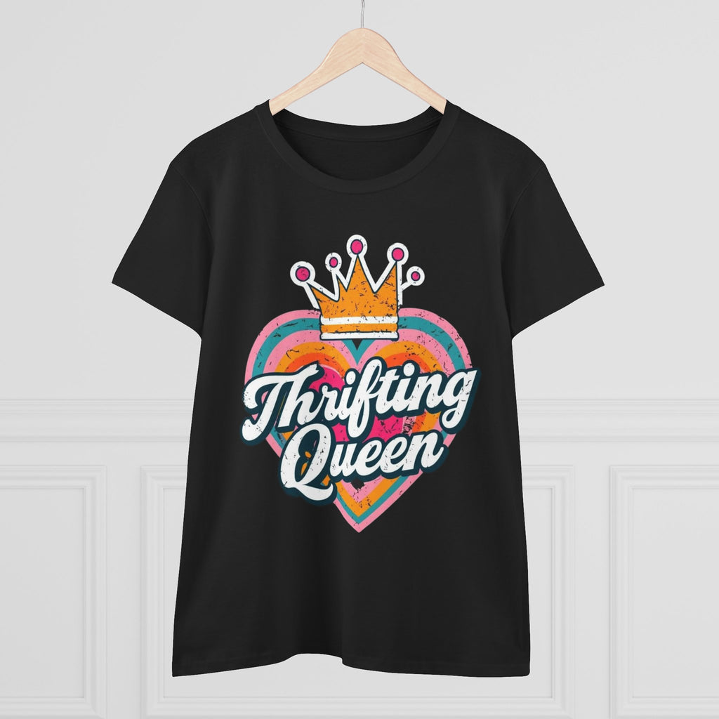 T-Shirt, Thrifting Queen, Upcycle, Recycle, Reuse, Vintage, Women's Tee Shirt
