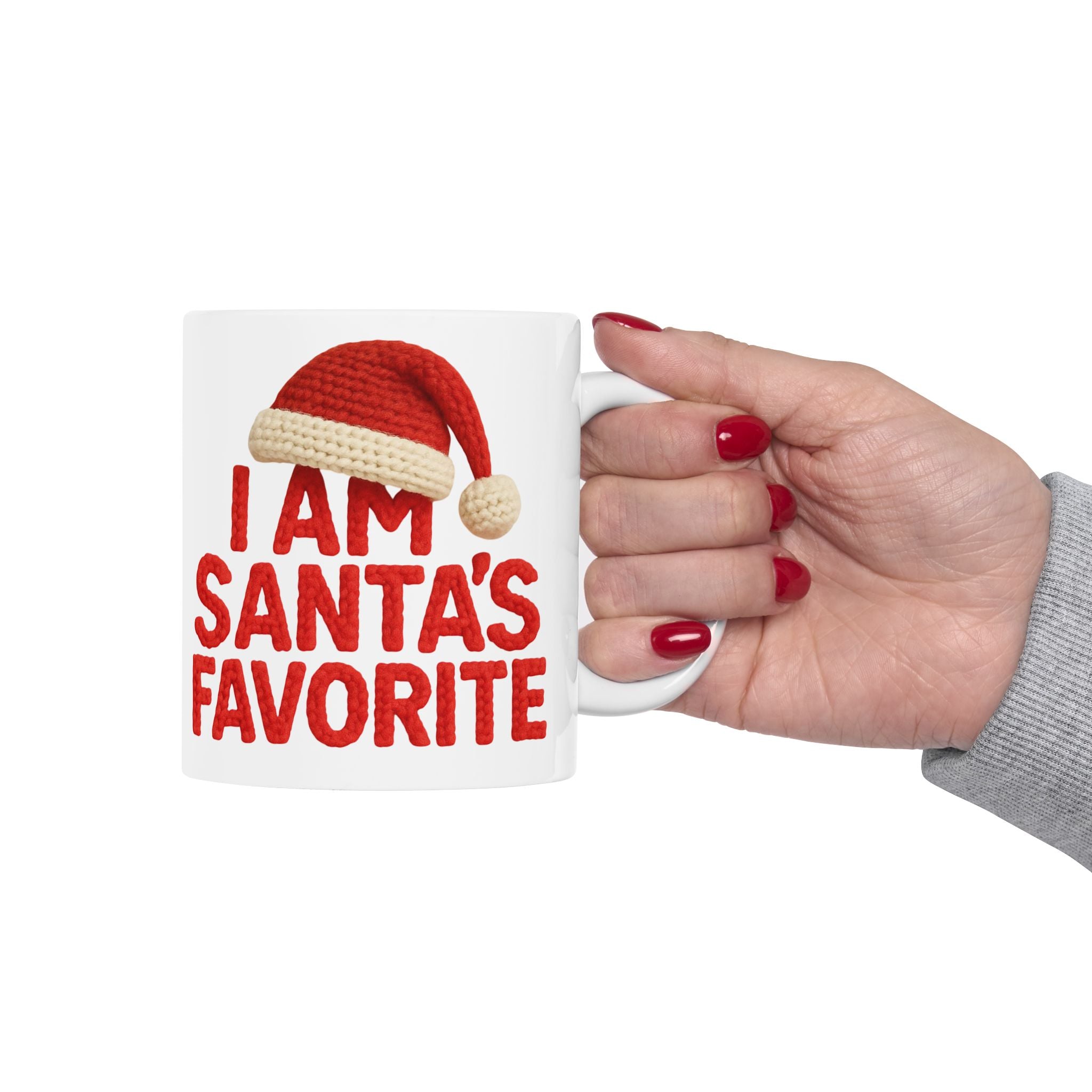 Holiday Santa's Favorite Ceramic Mug