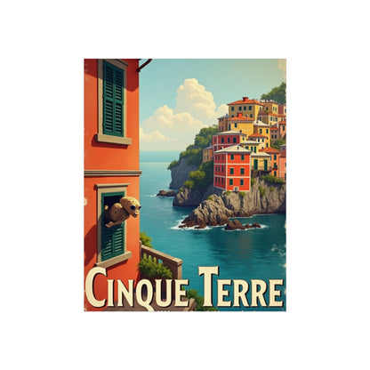 Poster: Cinque Terre Extraterrestrial Travel