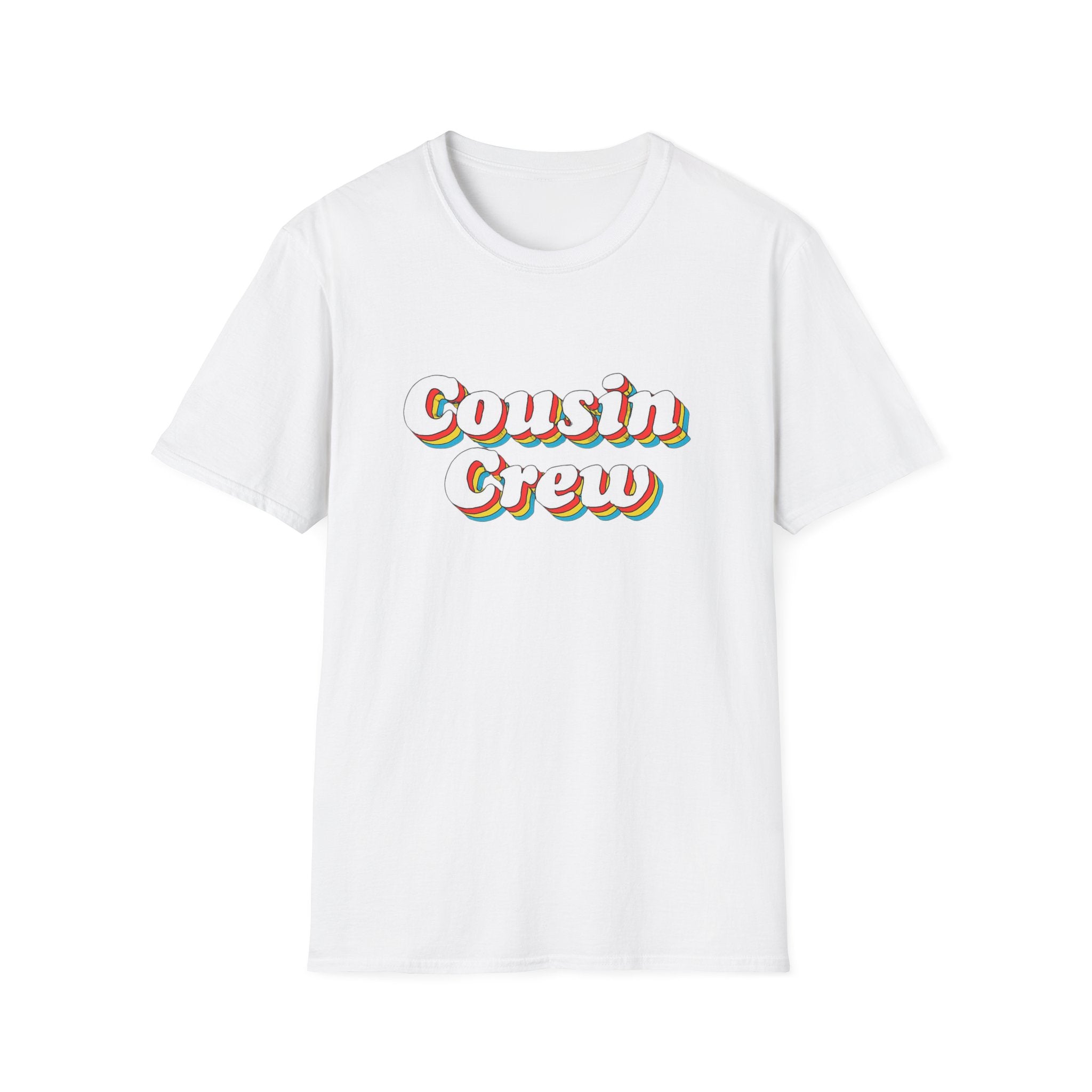 Cousin Crew Unisex T-Shirt - Family Reunion Shirt, Christmas photo gift shirt retro vibe